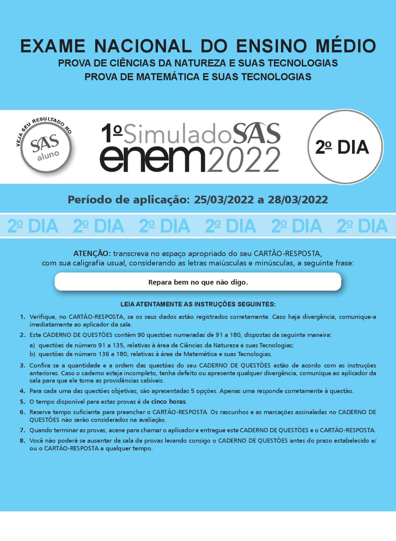 Provas E Simulados Do Enem - BINKEDU