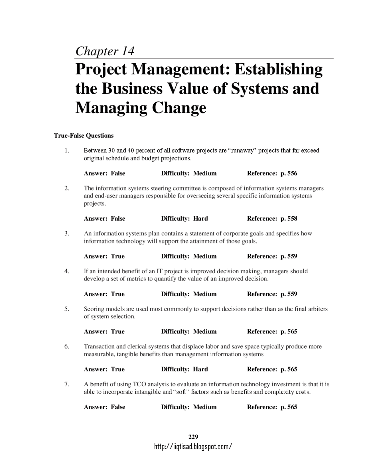 Management information system - Docsity