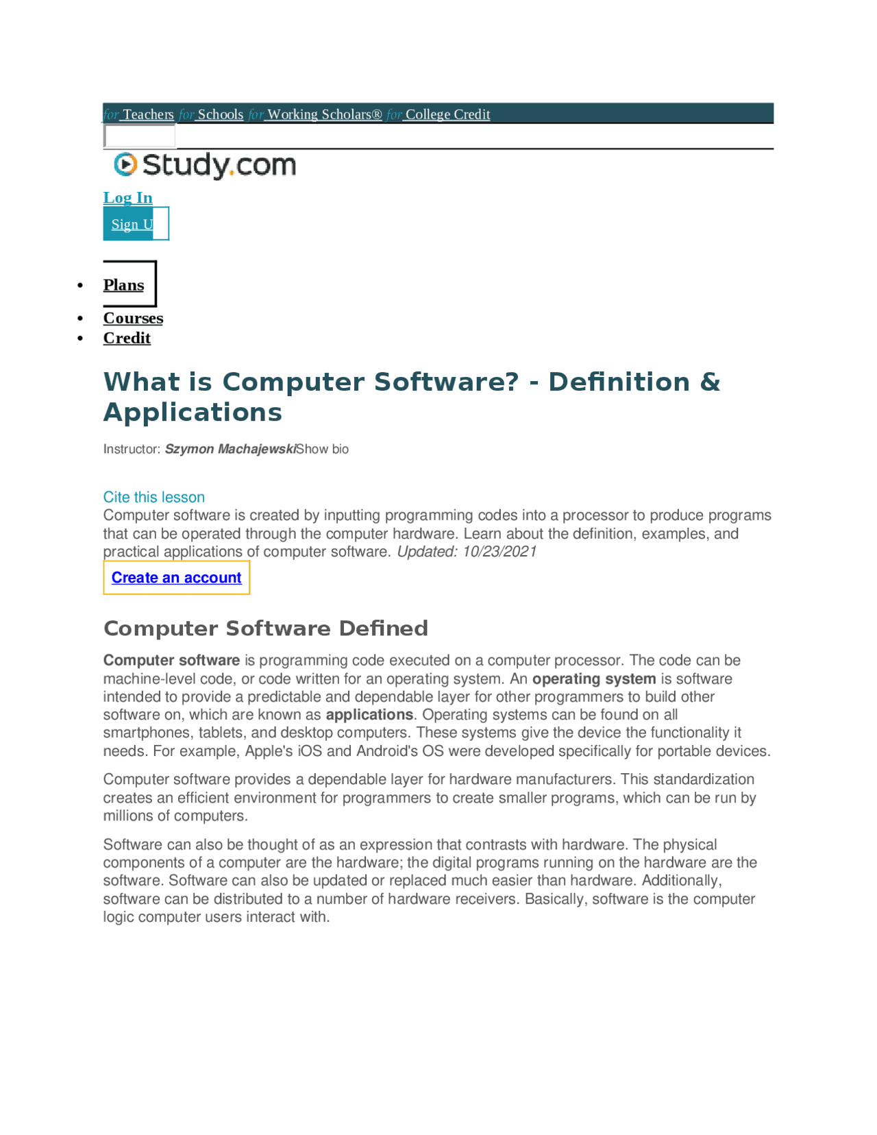 Software engineering is a process - Docsity