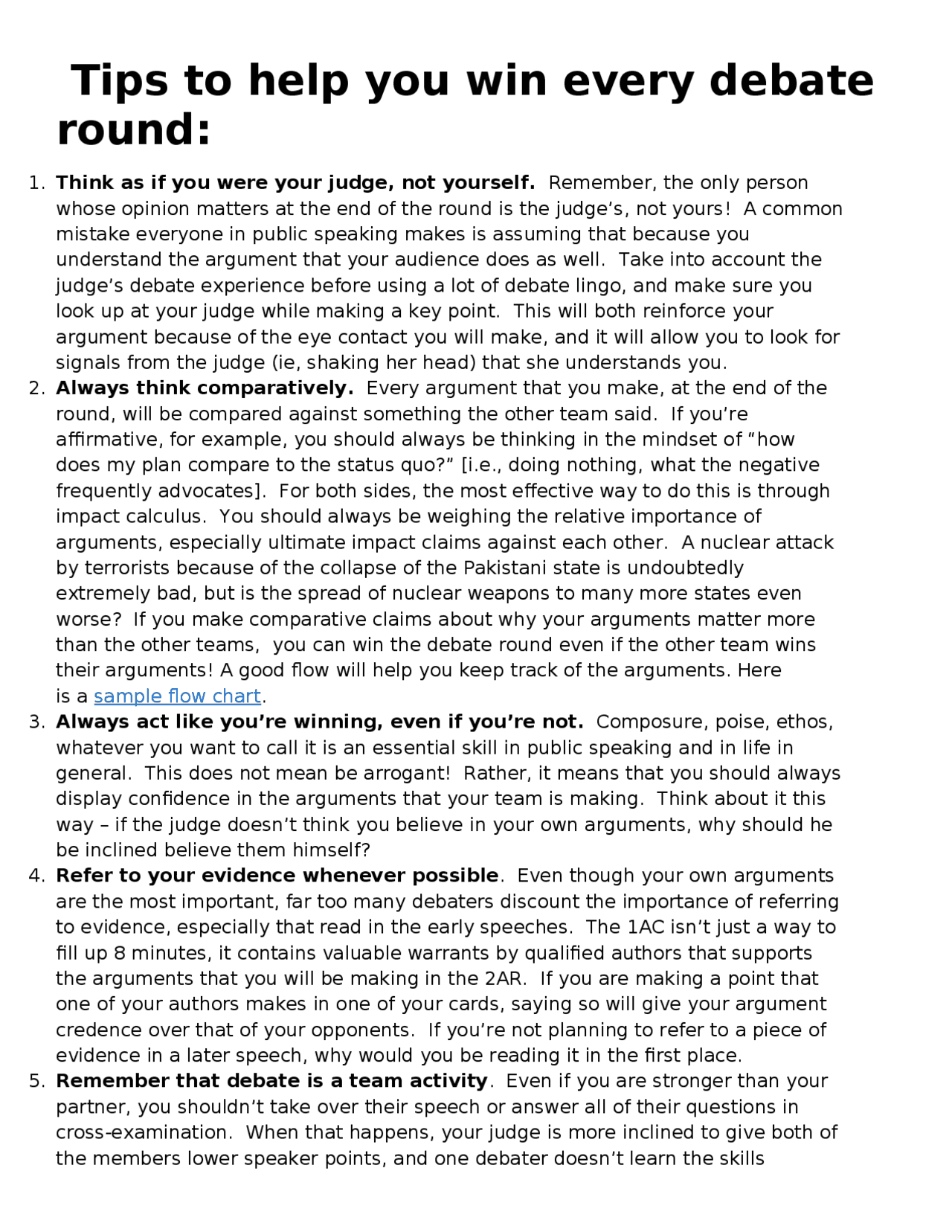 How to become expert in debate (Guide to become pro) - Docsity