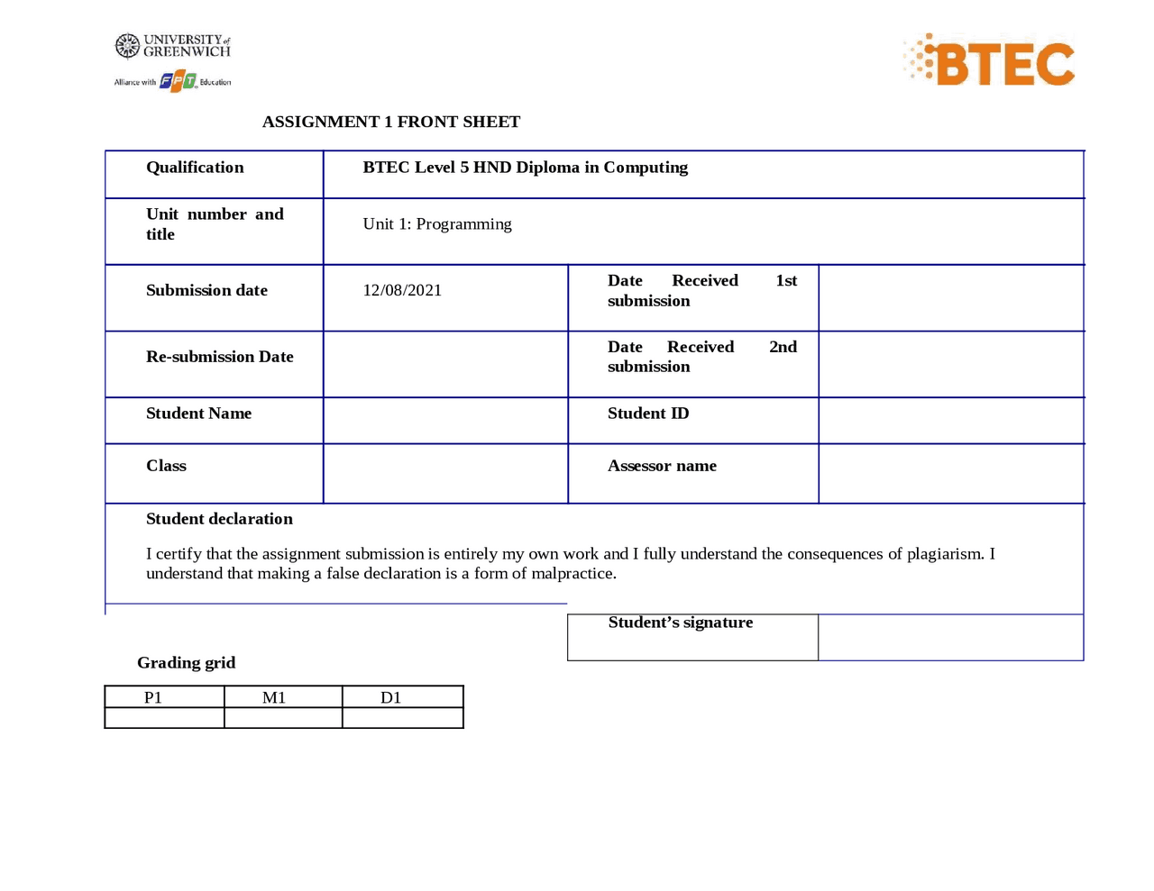 Database Programming - Docsity