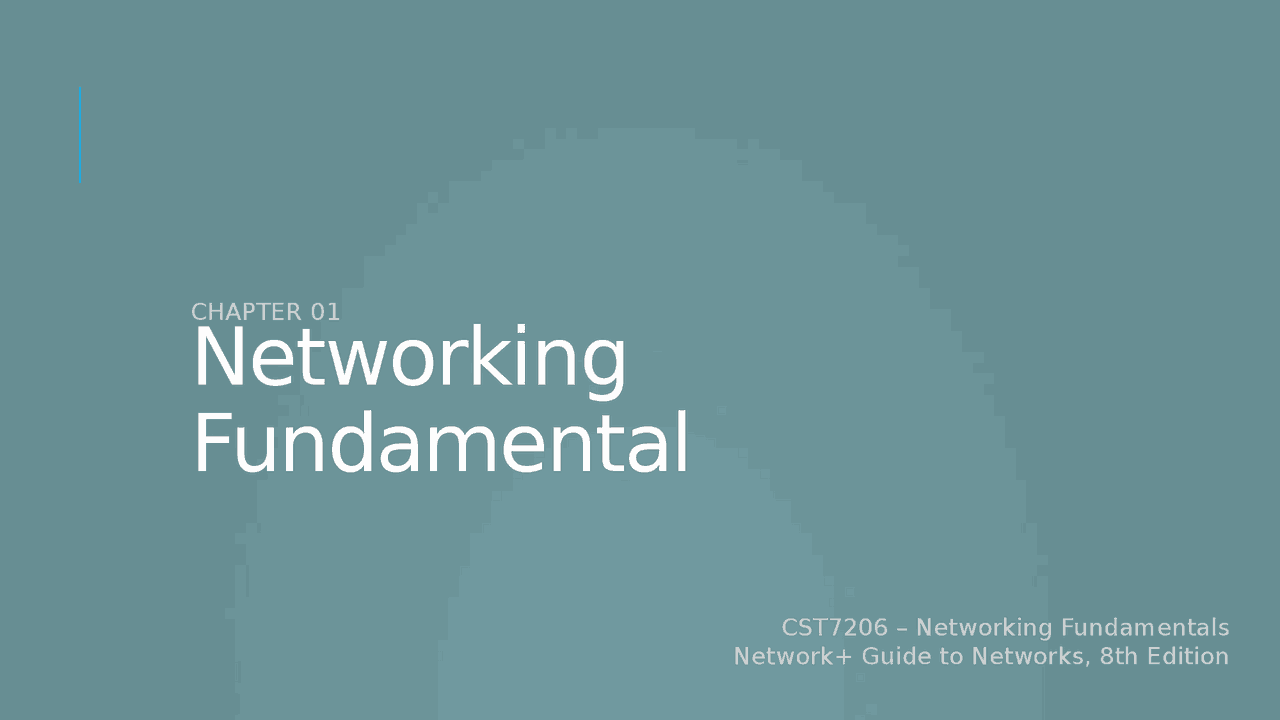 Networking Fundamental | Slides Computer Networks | Docsity