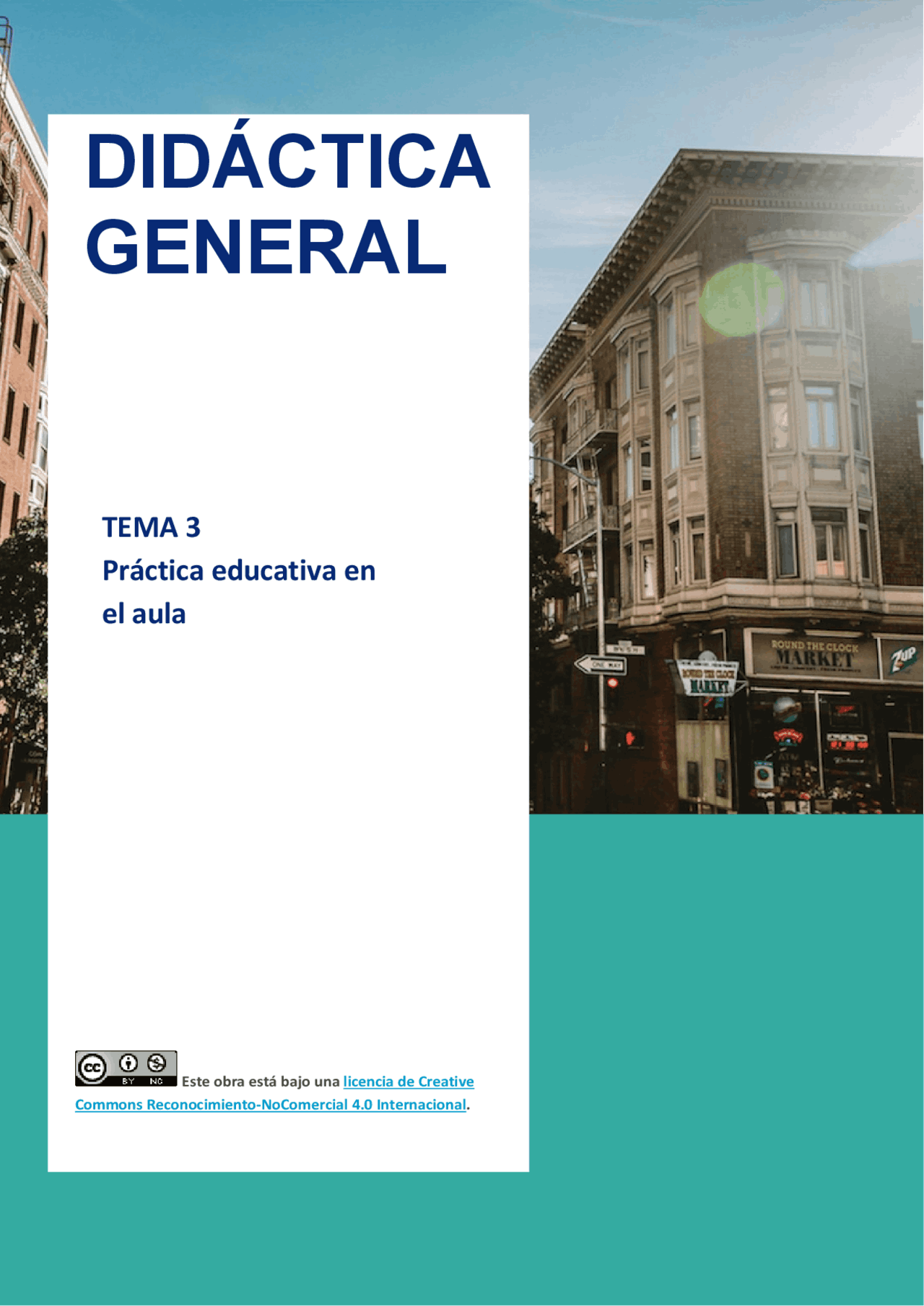TEMA 3 DIDÁCTICA GENERAL - Docsity