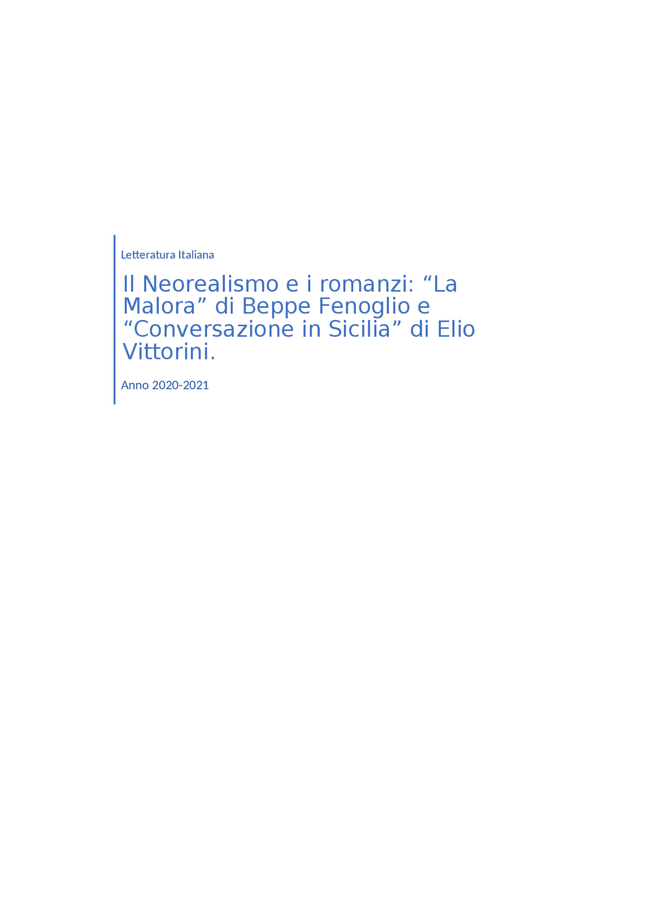 la malora di beppe fenoglio
