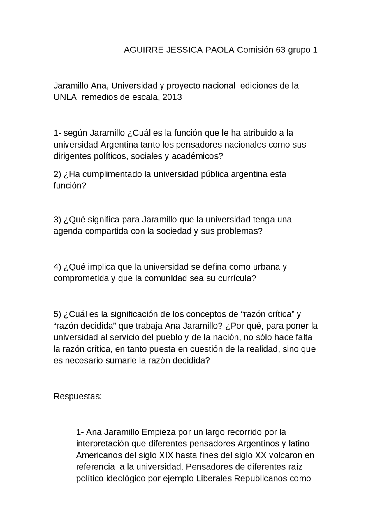 La universidad y el proyecto nacional: el rol de la universidad pública ...
