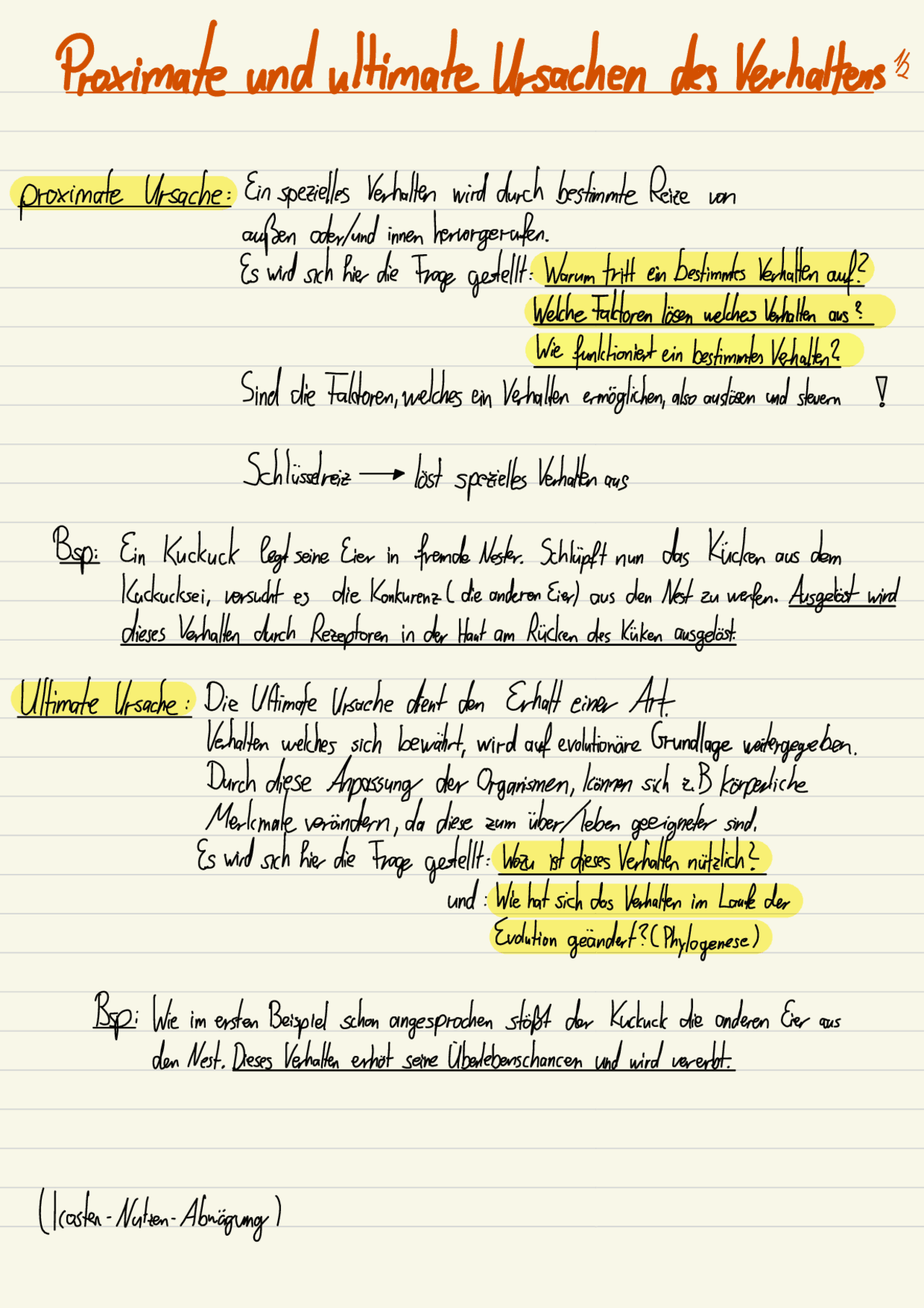 Proximate Und Ultimate Ursachen Verhaltensbiologie - proximate und ultimate Ursachen