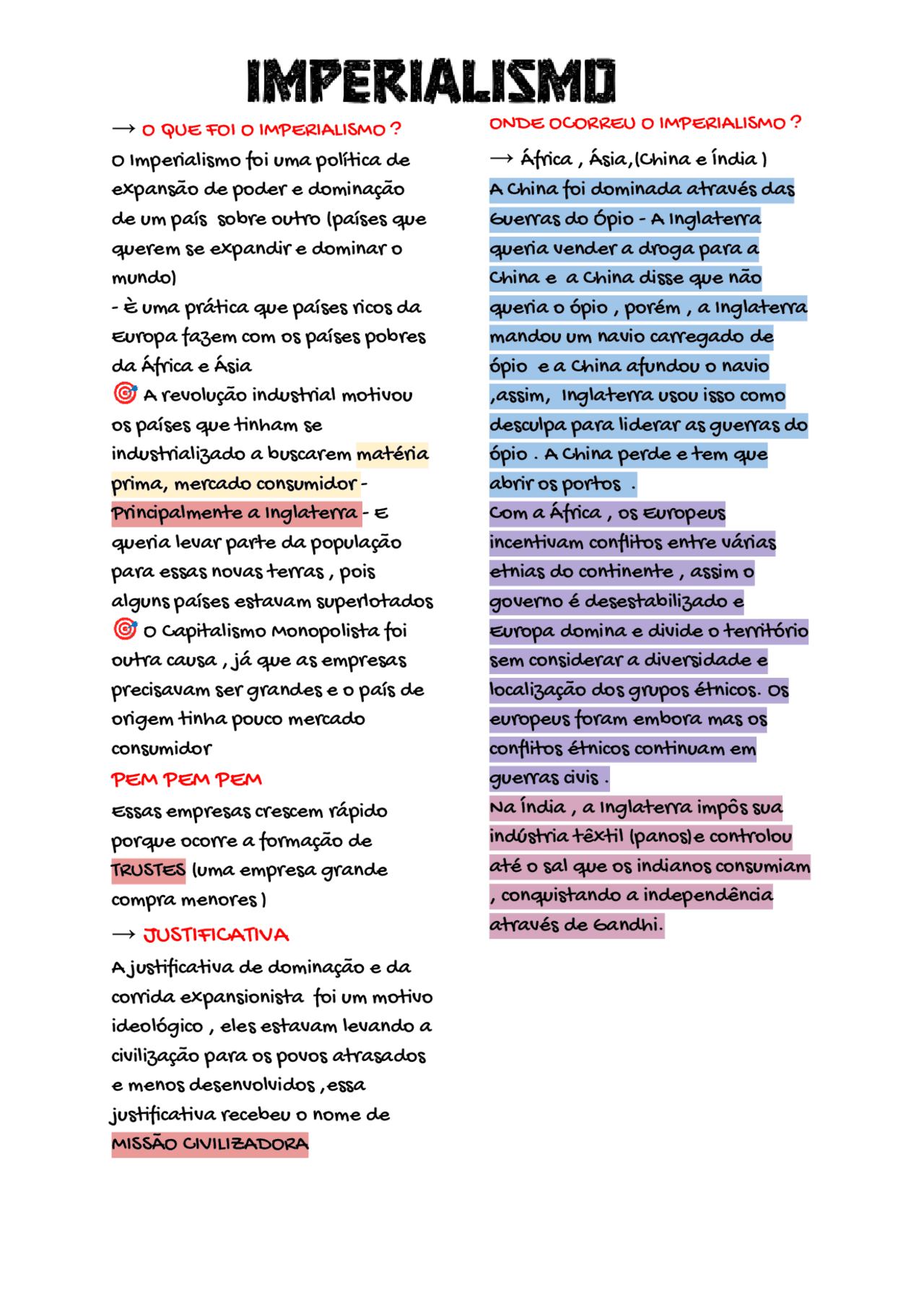 Imperialismo Resumo - Infoupdate.org