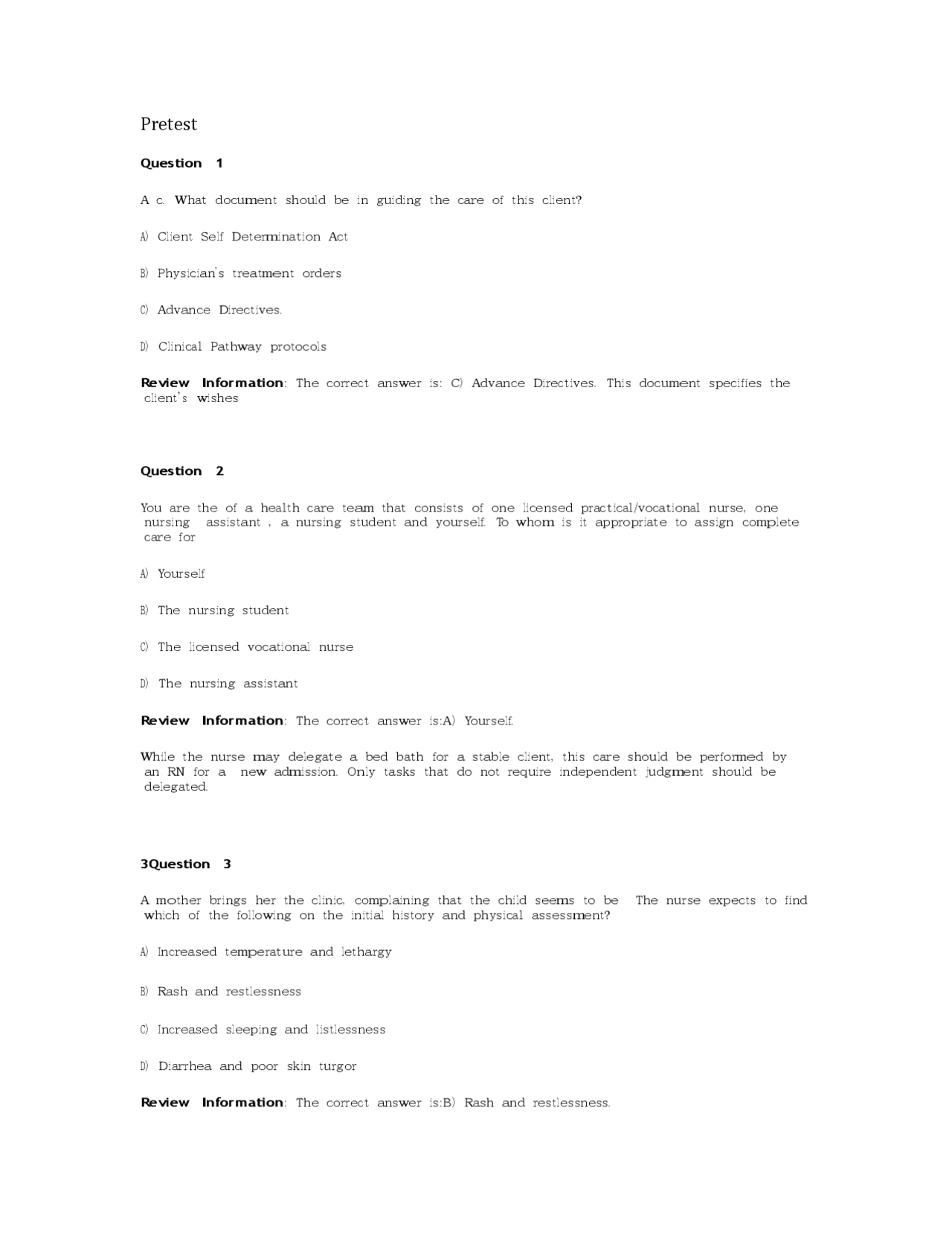 NCSBN TEST BANK UPTO DATE.Questions and Answers - Docsity