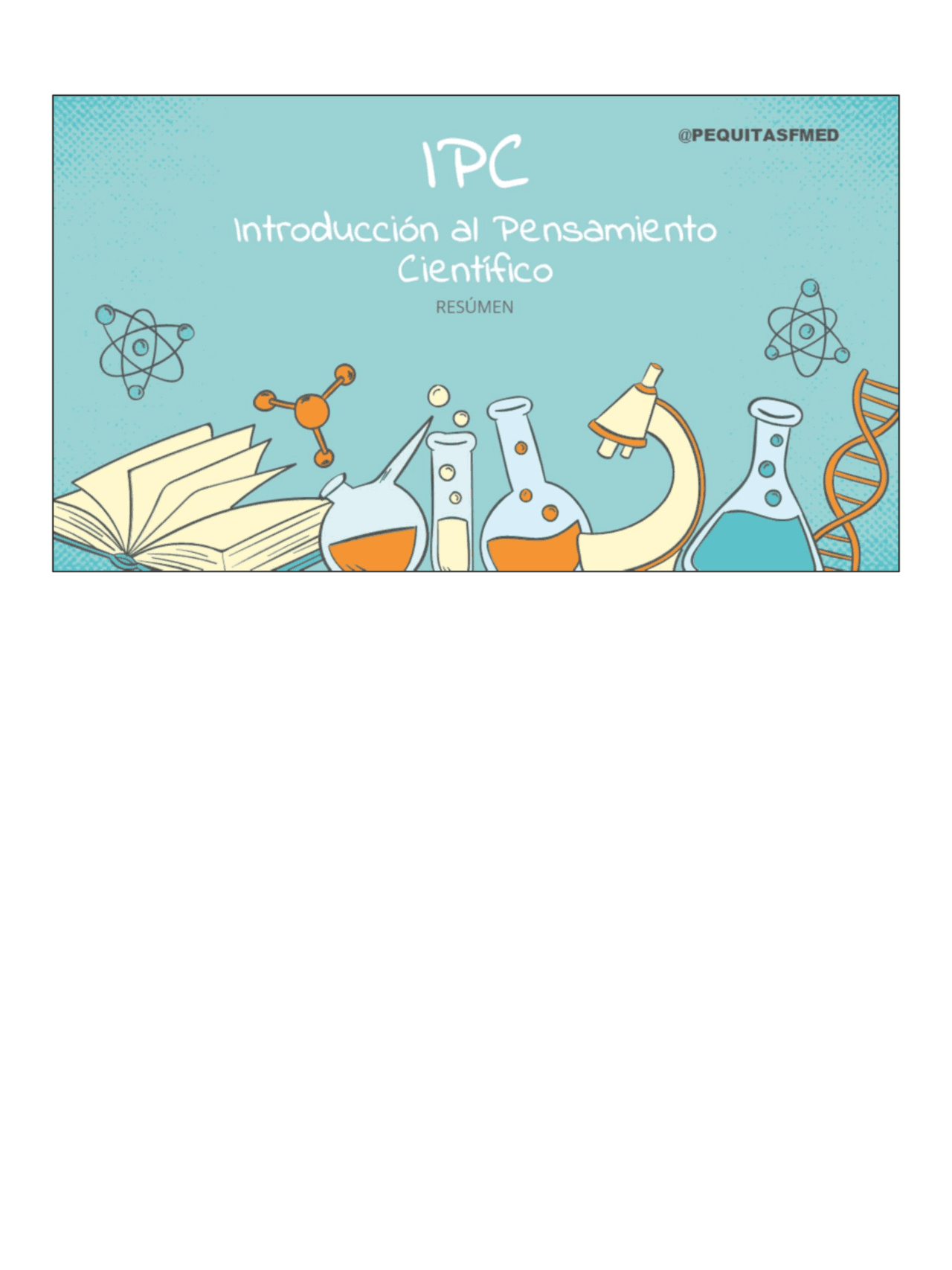Resumen de introduccion al pensamiento cientifico | Sintesi del corso ...