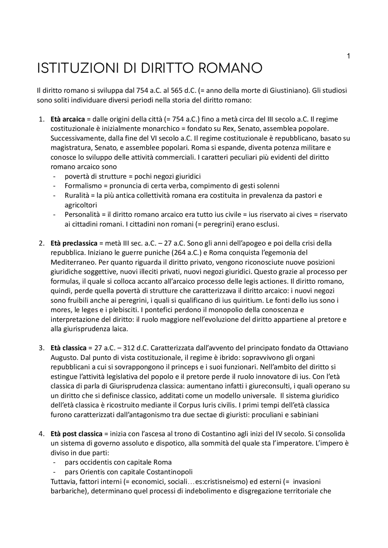 Istituzioni di diritto romano Marrone Dispense di Istituzioni di Diritto Romano Docsity Istituzioni di diritto romano Marrone Dispense di Istituzioni di Diritto Romano Docsity