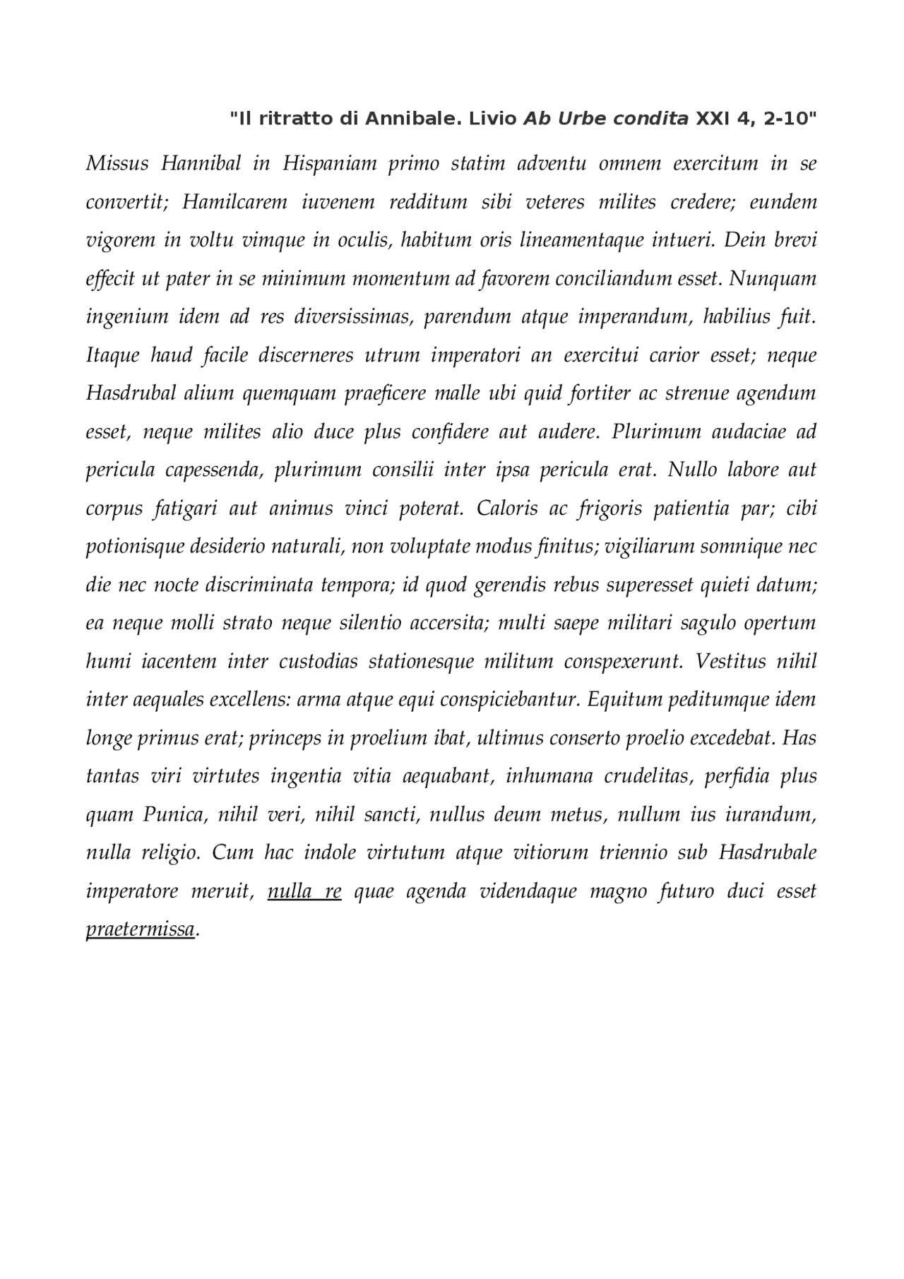 Ritratto di Annibale, da Livio, Ritratto di Annibale, da Livio,