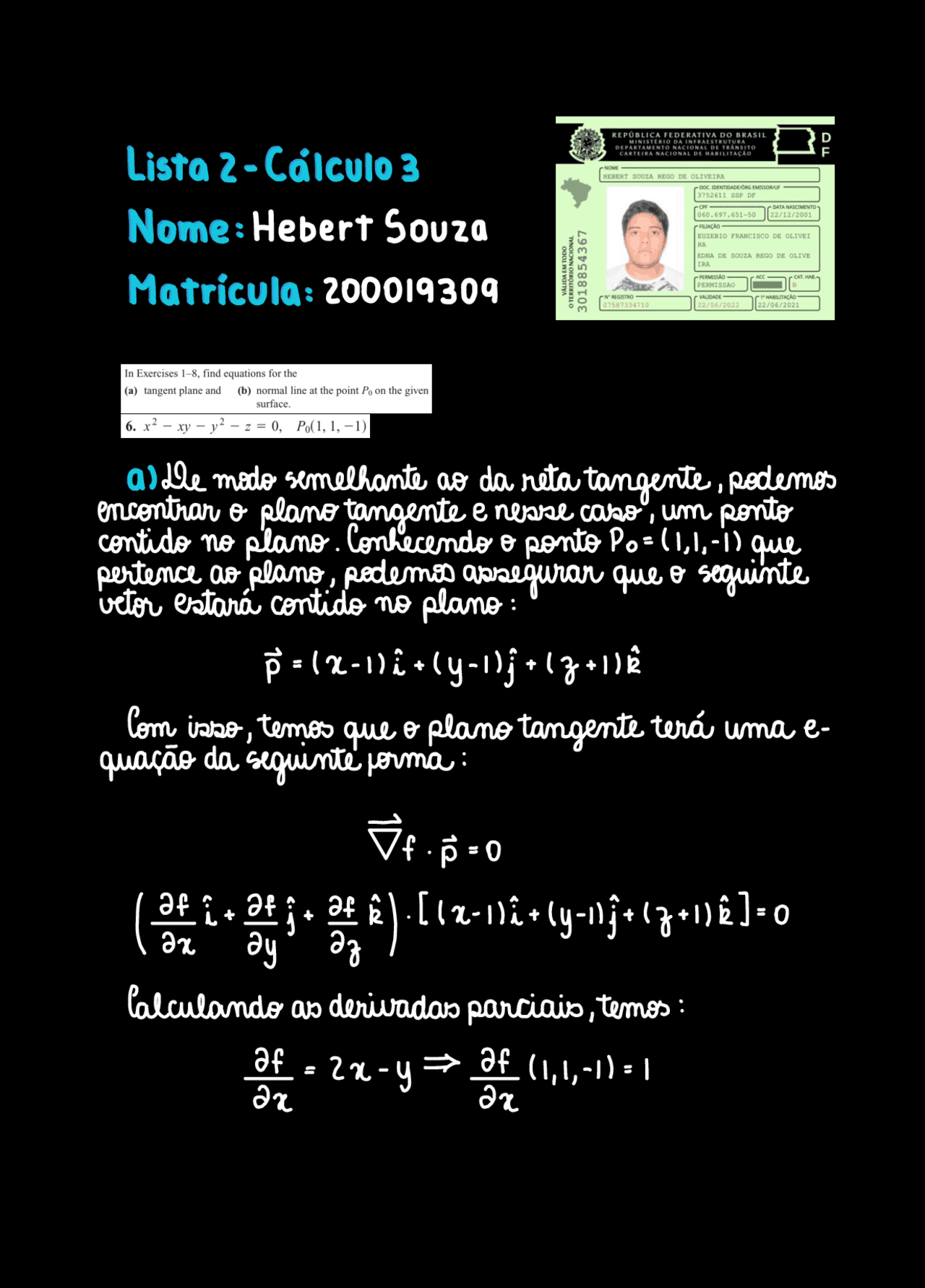 Lista de exercicios de c3 - Docsity