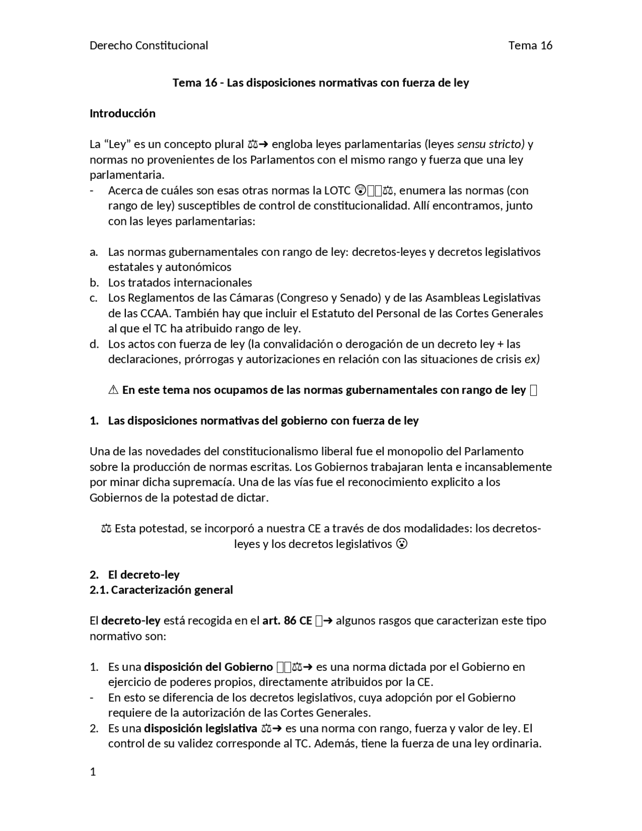 Apuntes de constitucional tema 13 - Docsity