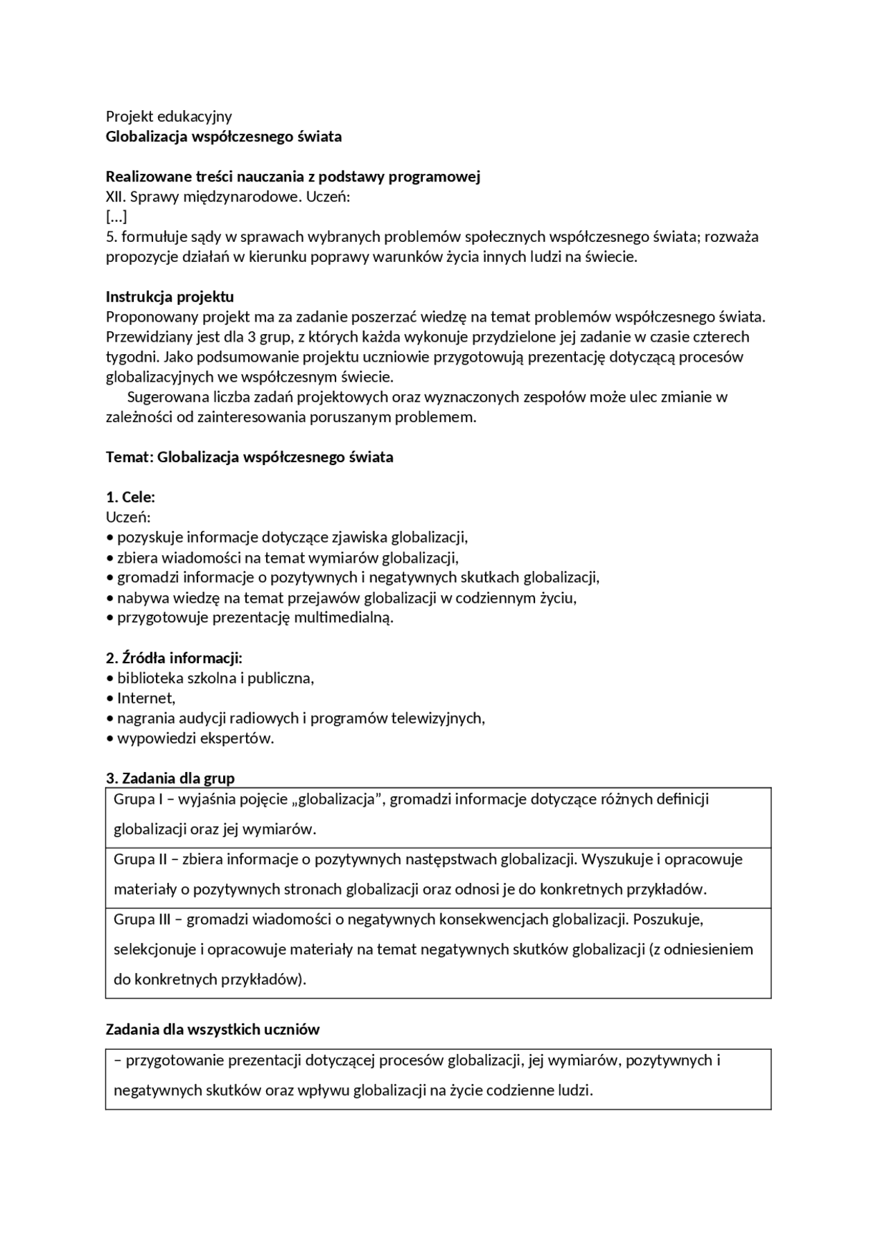 Sprawdzian biologia klasa 8 ekologia | Egzaminy Biologia | Docsity