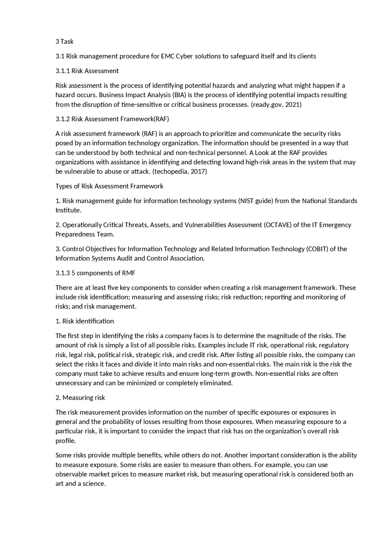 Security assignment btec - Docsity