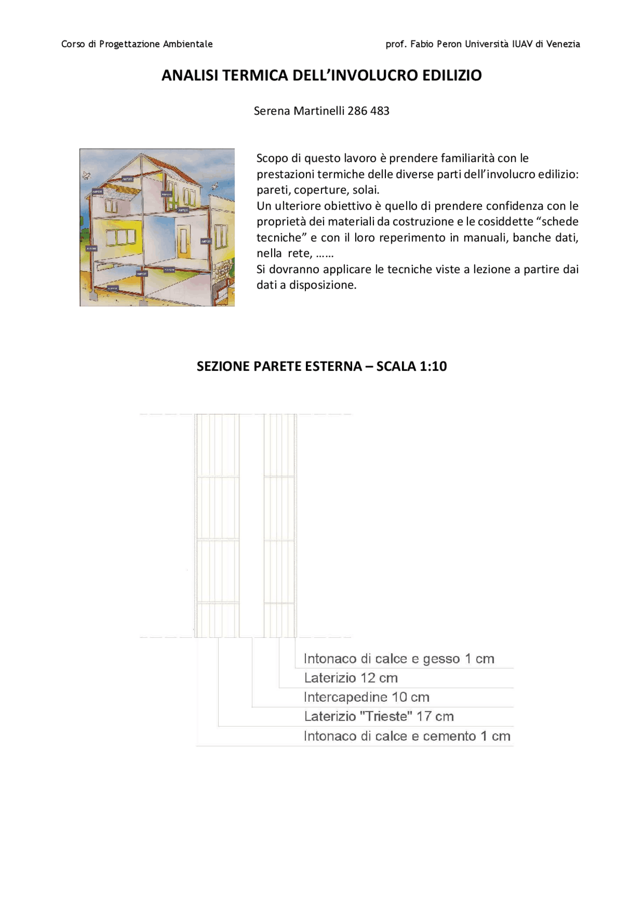 Analisi termica dell'involucro edilizio - Docsity