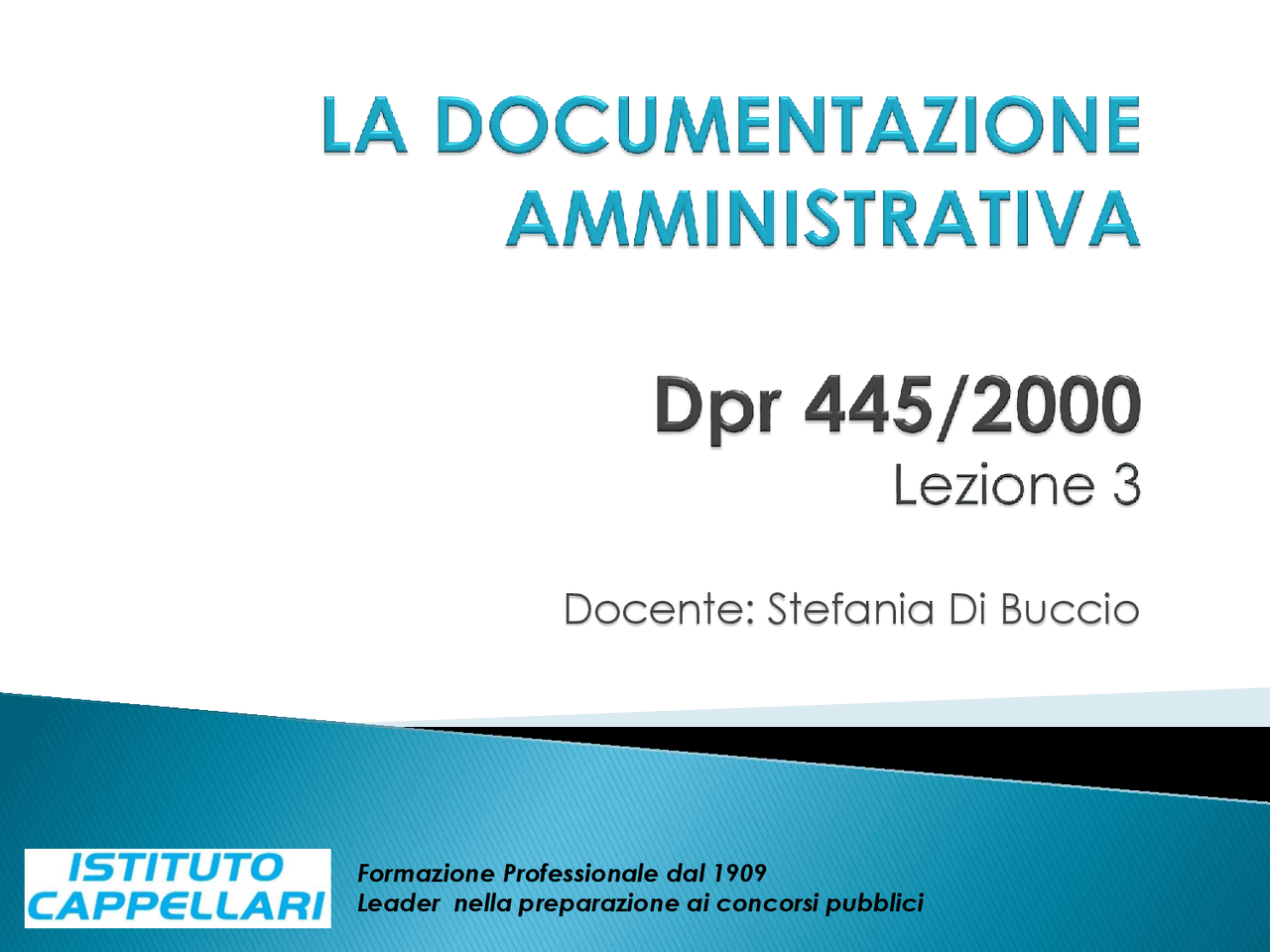 DPR 445 2000 La Documentazione Amministrativa Docsity dpr-445-2000-la-documentazione-amministrativa-docsity