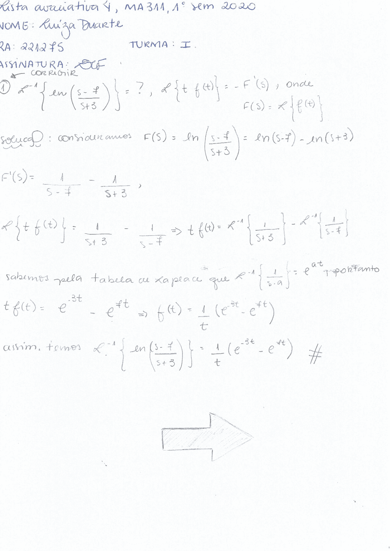 Listas de calculo 3 1sem 2020 Docsity Listas de calculo 3 1sem 2020 Docsity