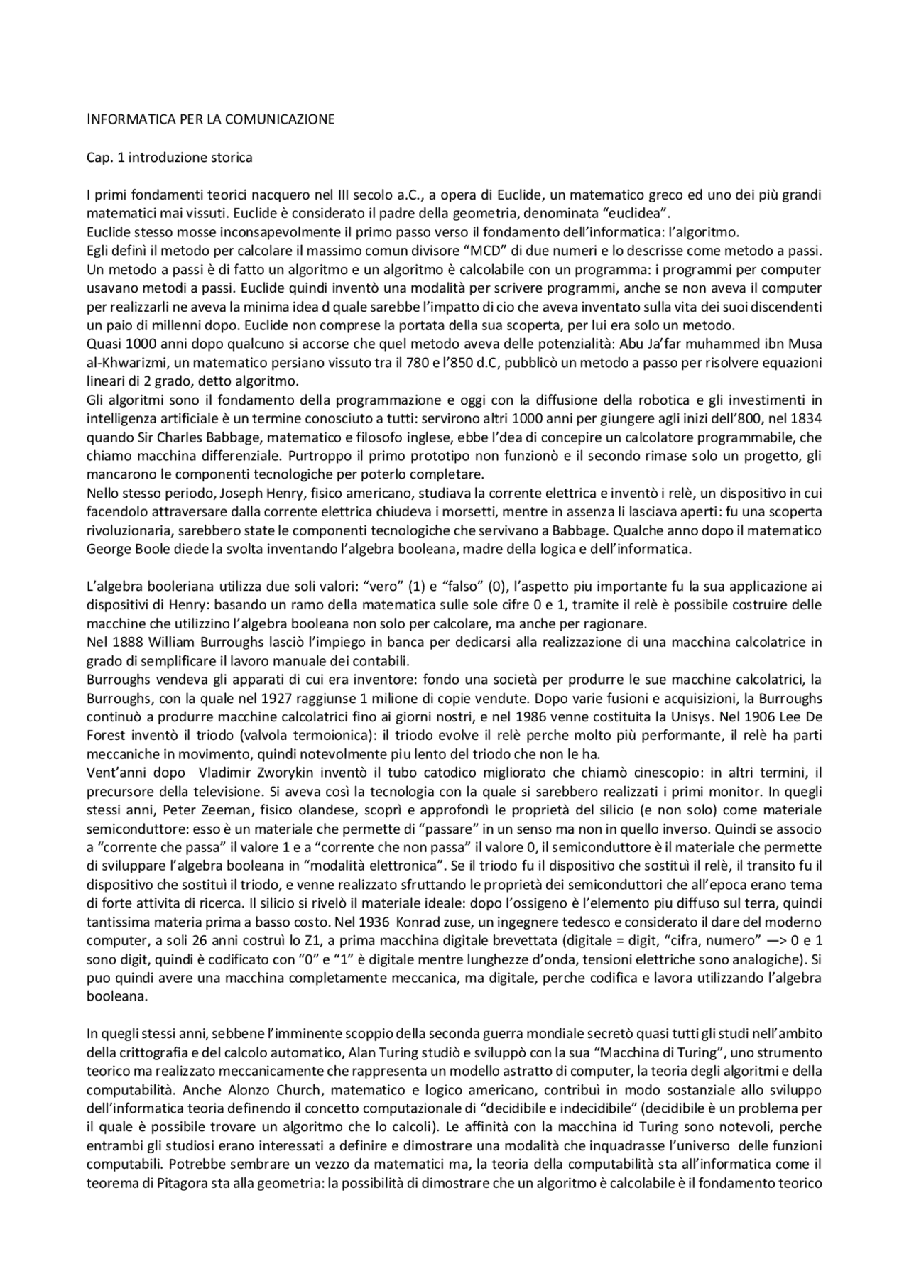 informatica di base per concorsi pdf