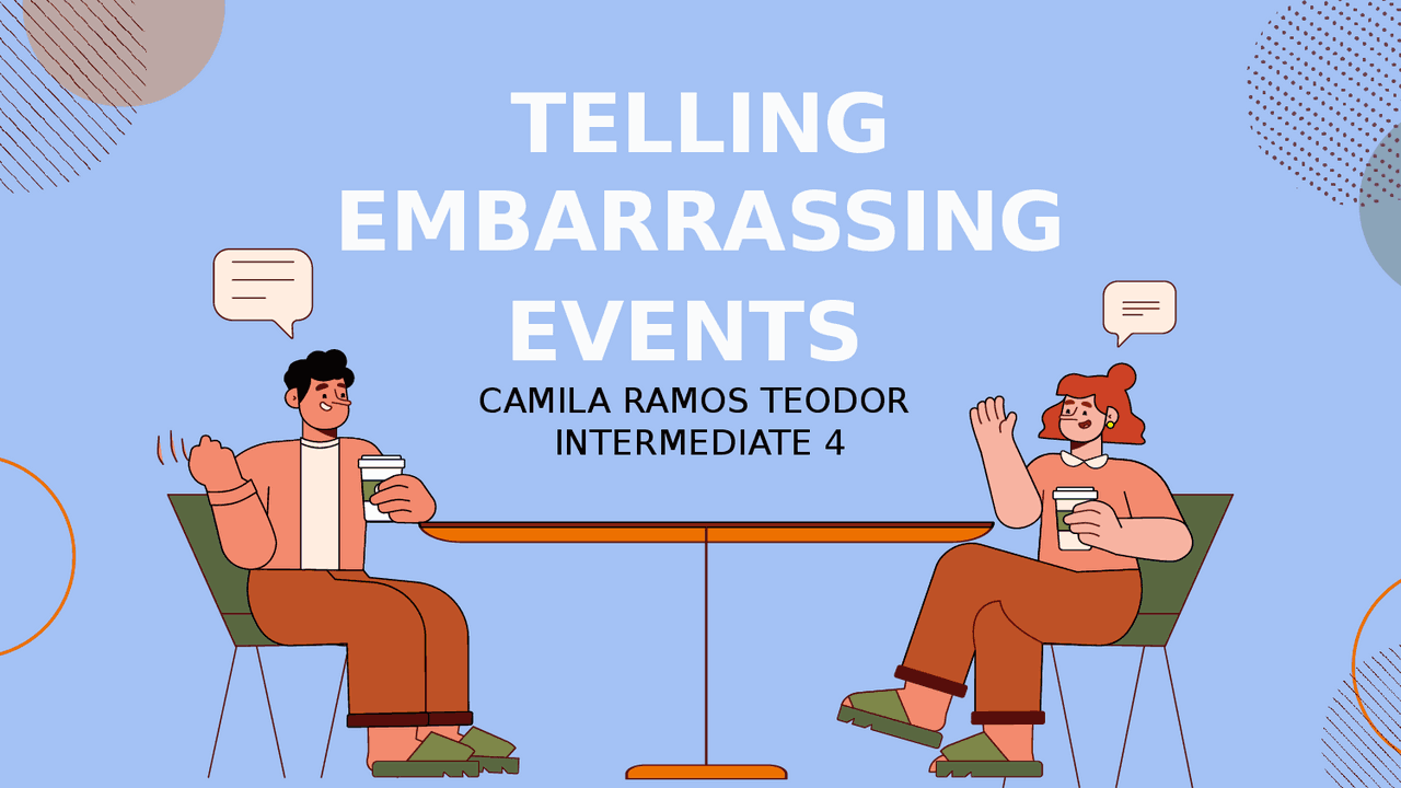 INTERMEDIATE 4 - ACADEMIA INGLES, telling embarrassing stories - Docsity