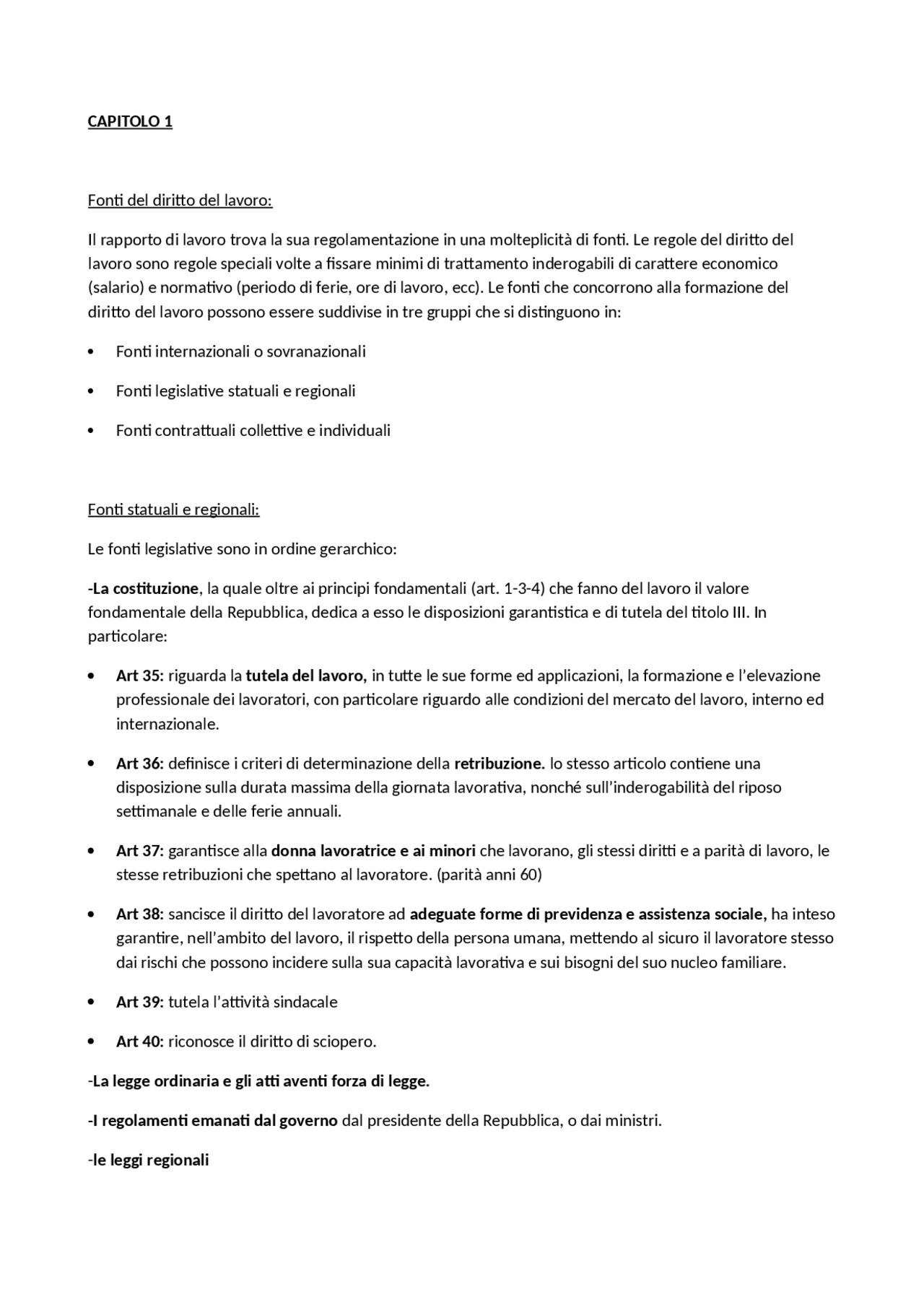 compendio di diritto del lavoro