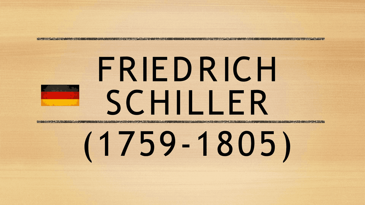 SCHILLER VITA E OPERE Slide di Lingua Tedesca Docsity