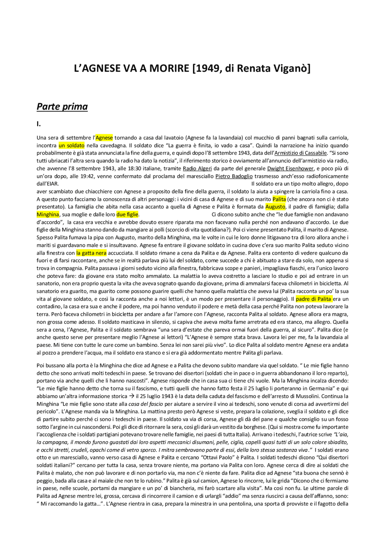 Riassunto dettagliato del libro Riassunto dettagliato del libro
