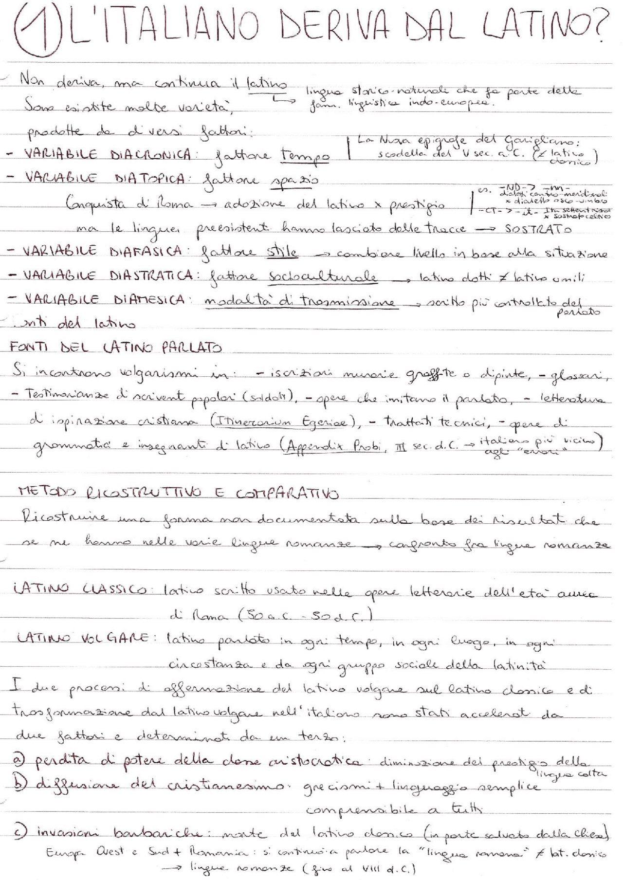 Grammatica storica - riassunto Patota + appunti | Sintesi del corso di  Storia della lingua italiana | Docsity