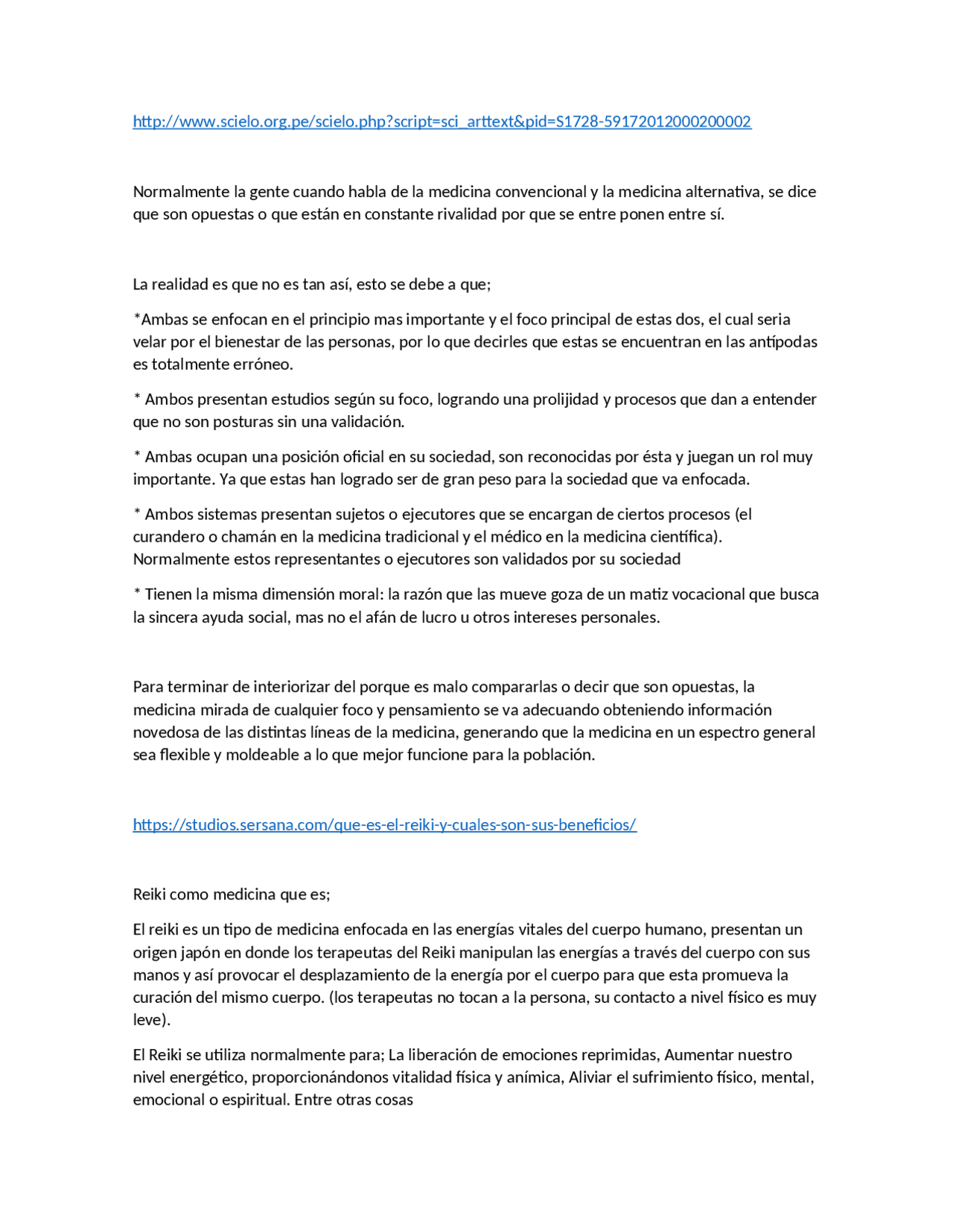 La medicina convencional y alternativa: una relación complementaria ...