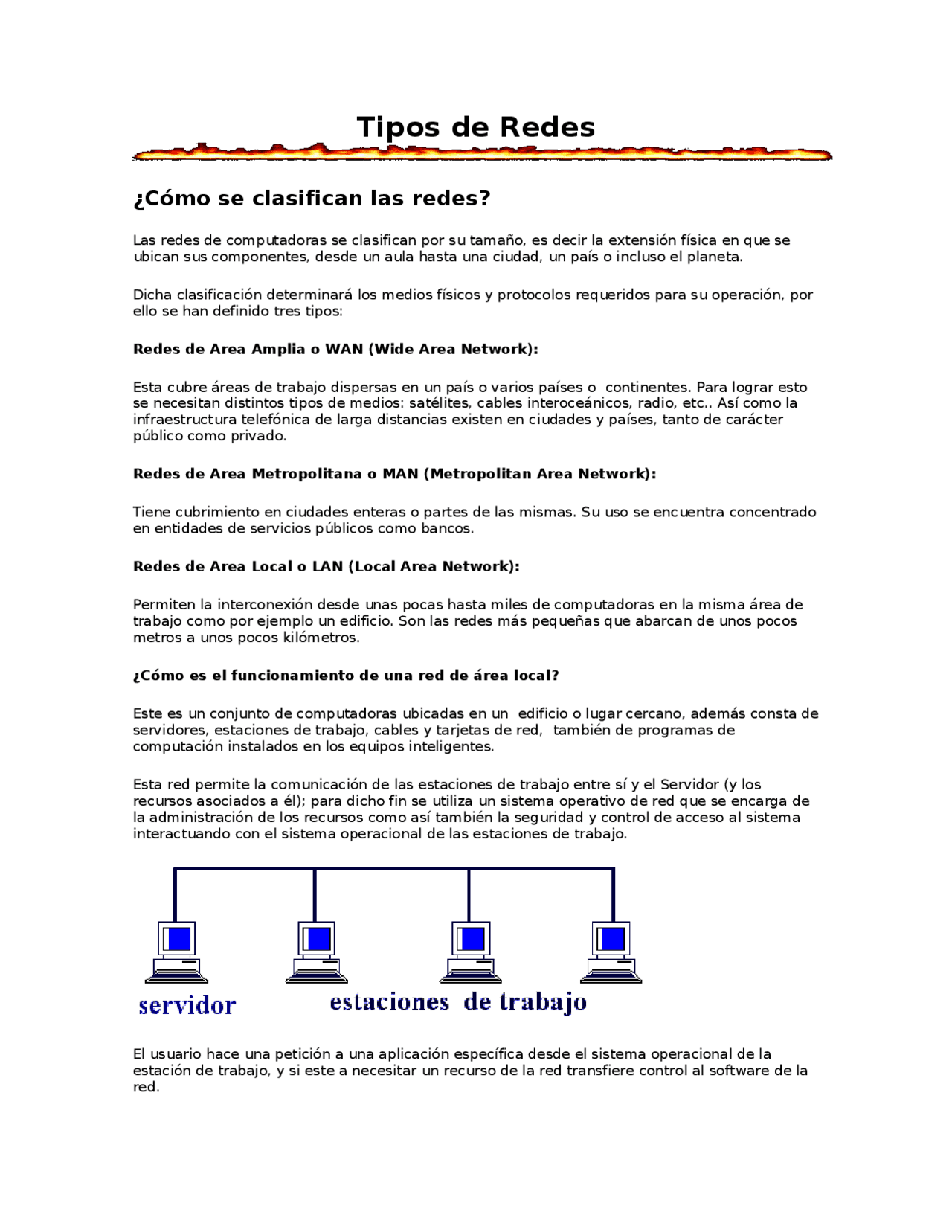 Tipos de Redes de datos informaticos | Guías, Proyectos ...