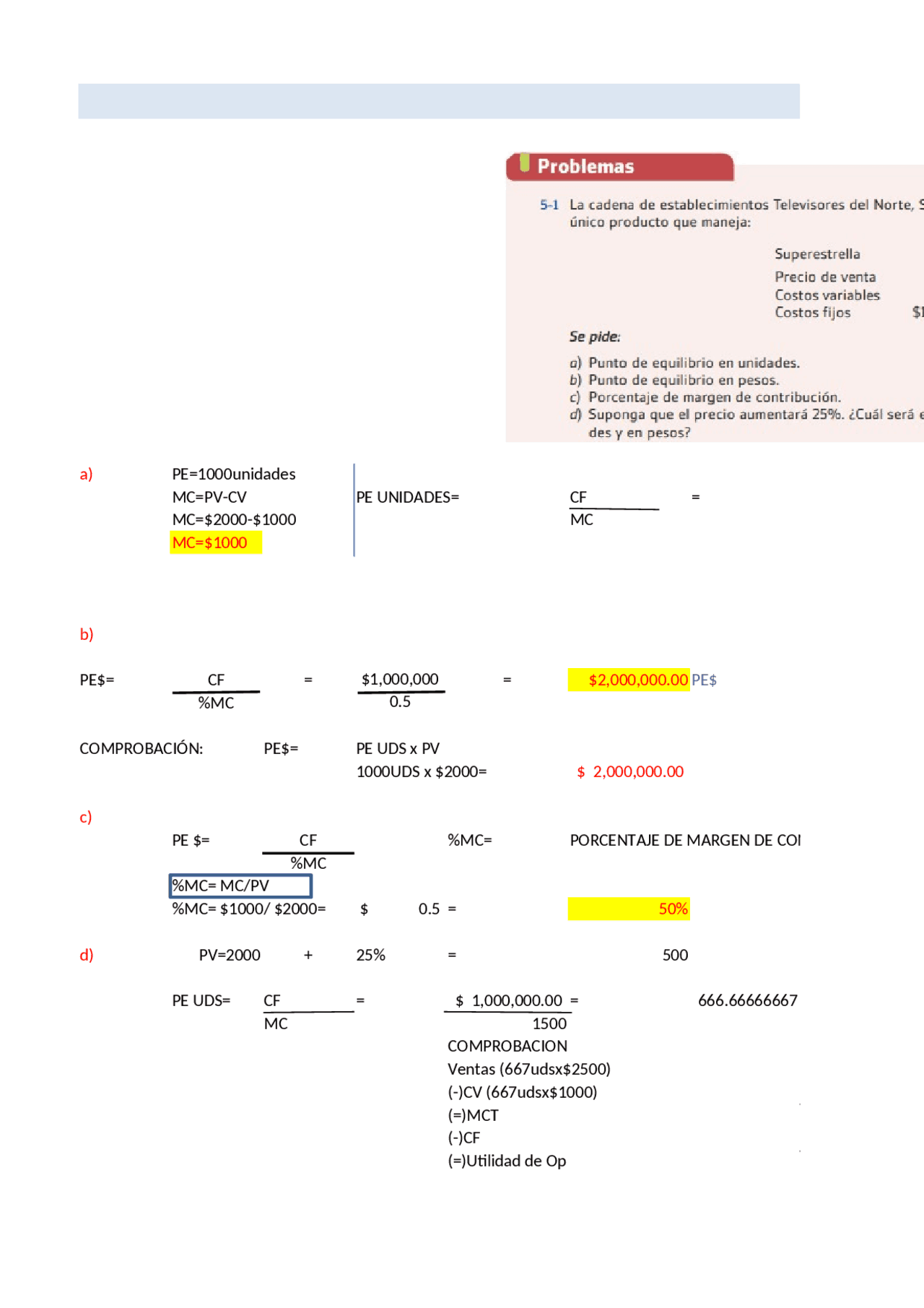 Contabilidad Administrativa Ejercicios Practicos Resueltos Del Cap 5