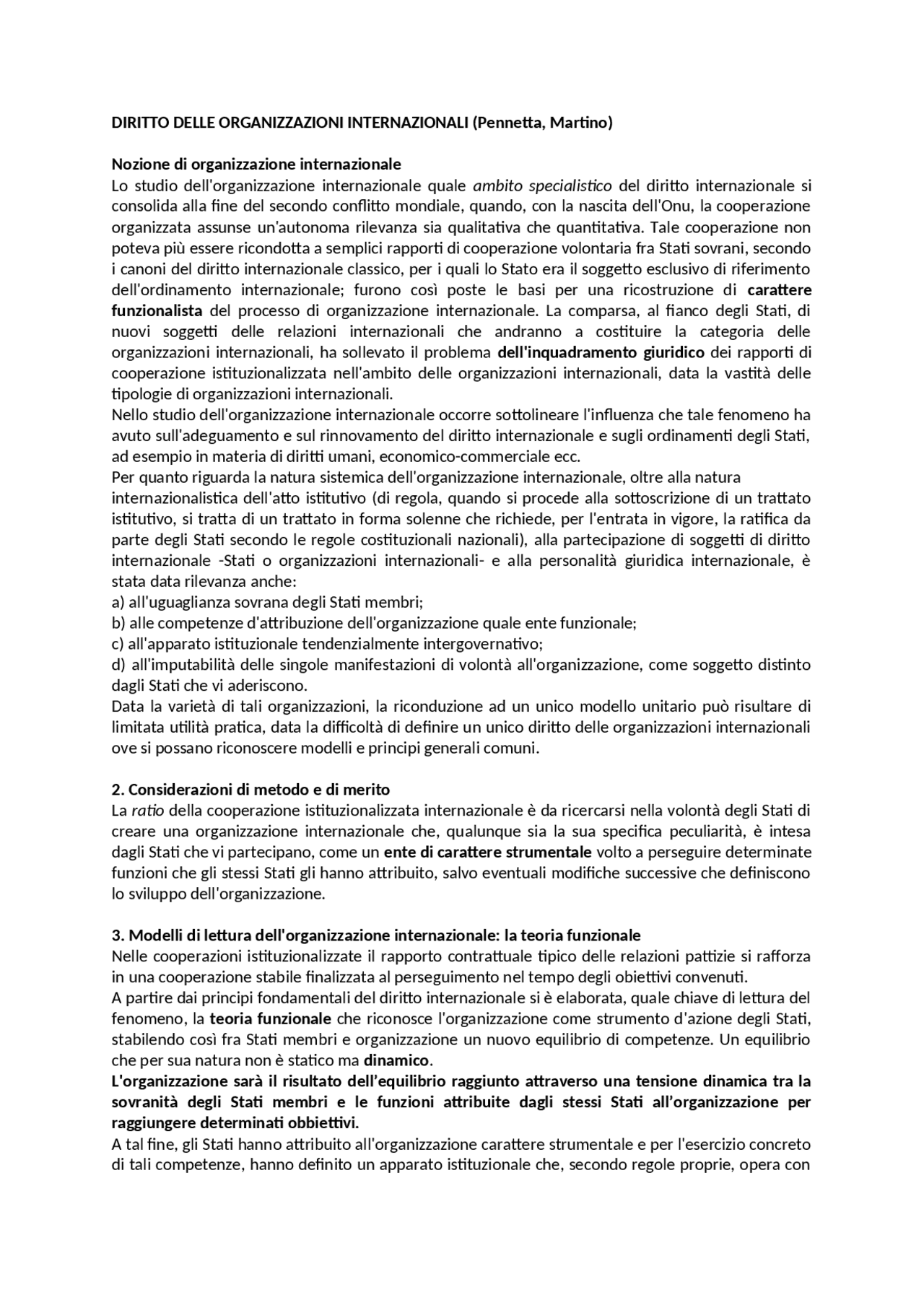 diritto delle organizzazioni pubbliche e private
