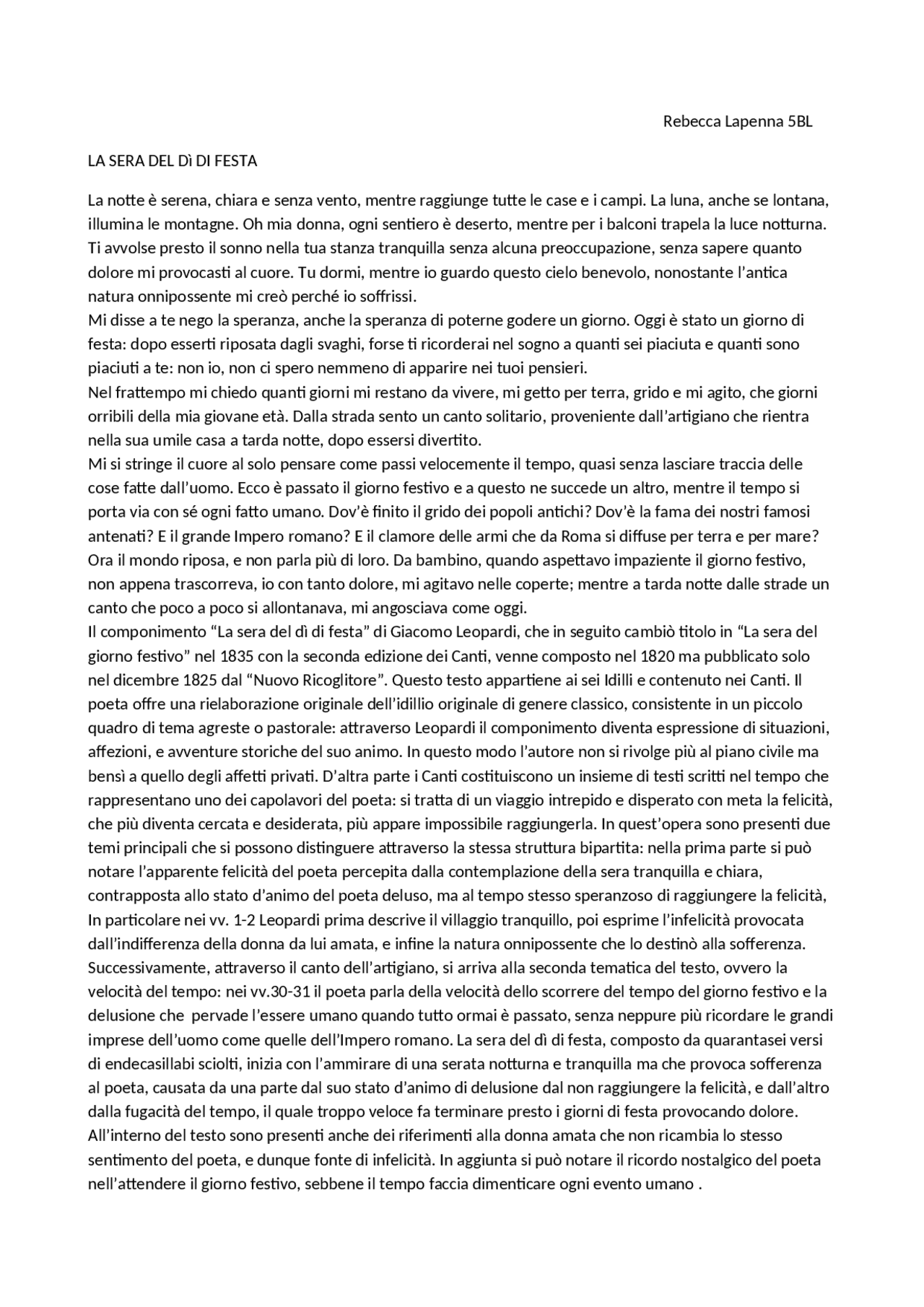 Analisi del testo 