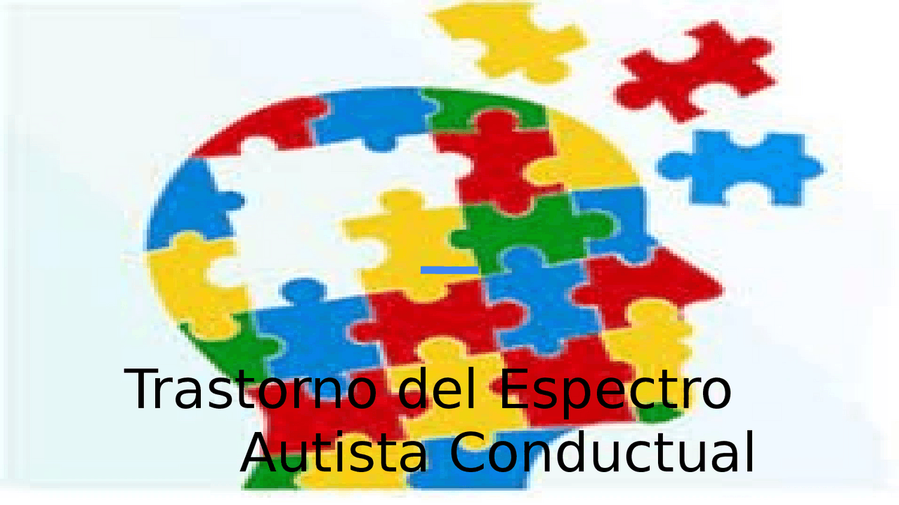 Trastorno del espectro autista conductual | Slides de Neuroscience ...
