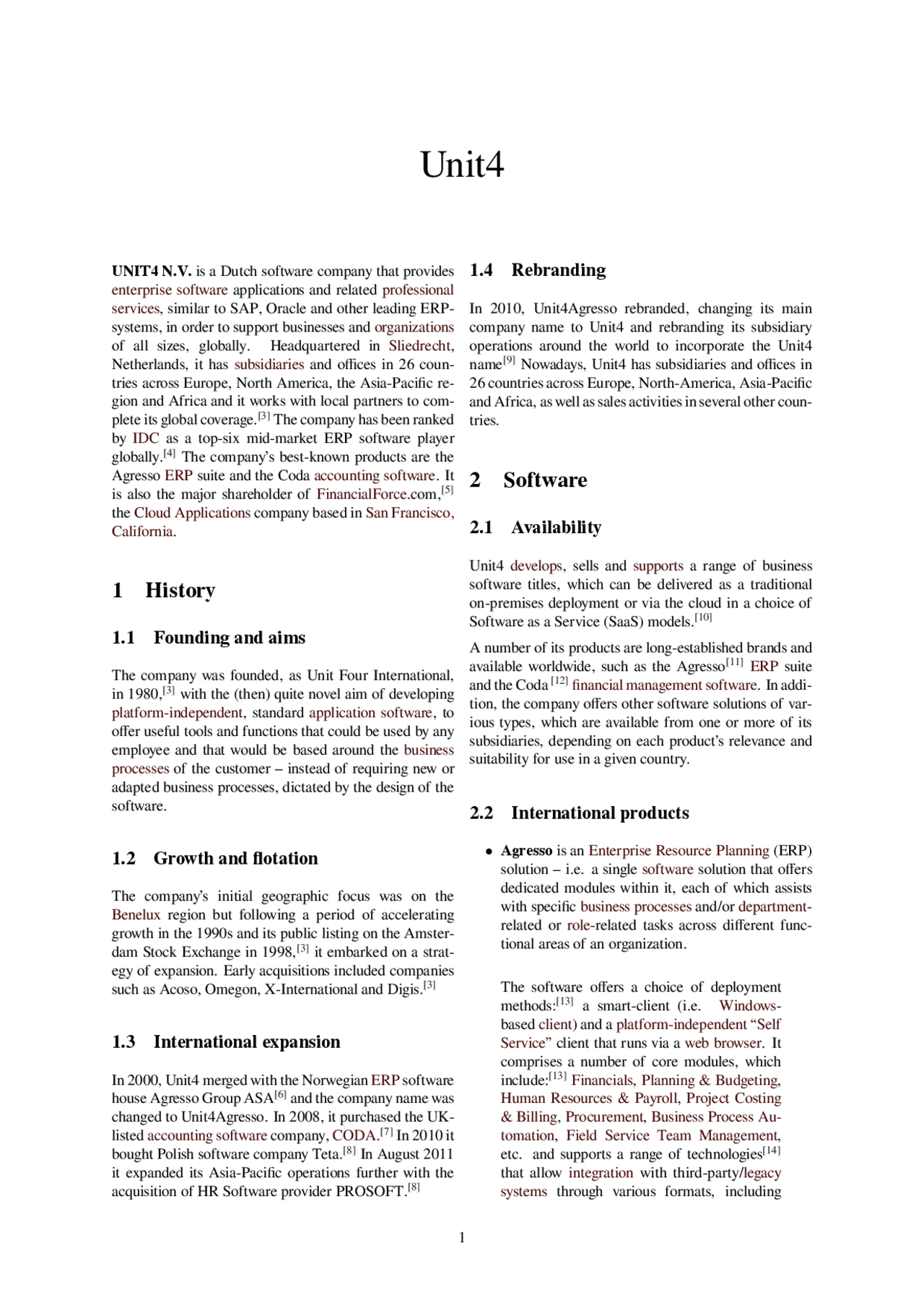 Unit4: A Comprehensive Overview of the Dutch Software Company | Slides ...
