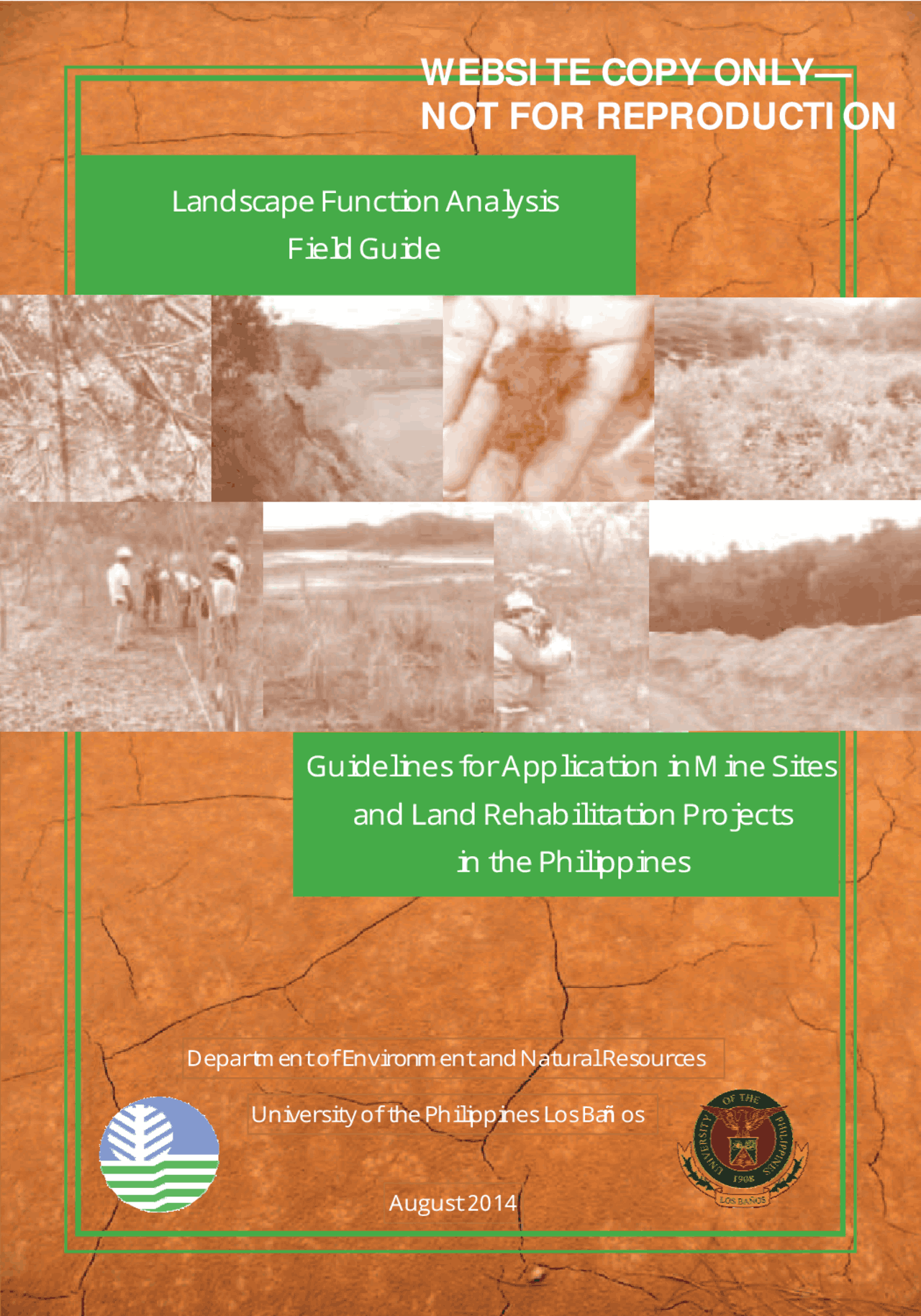 Landscape Function Analysis Landscape Function Analysis Field Guide Guidelines ... - Docsity