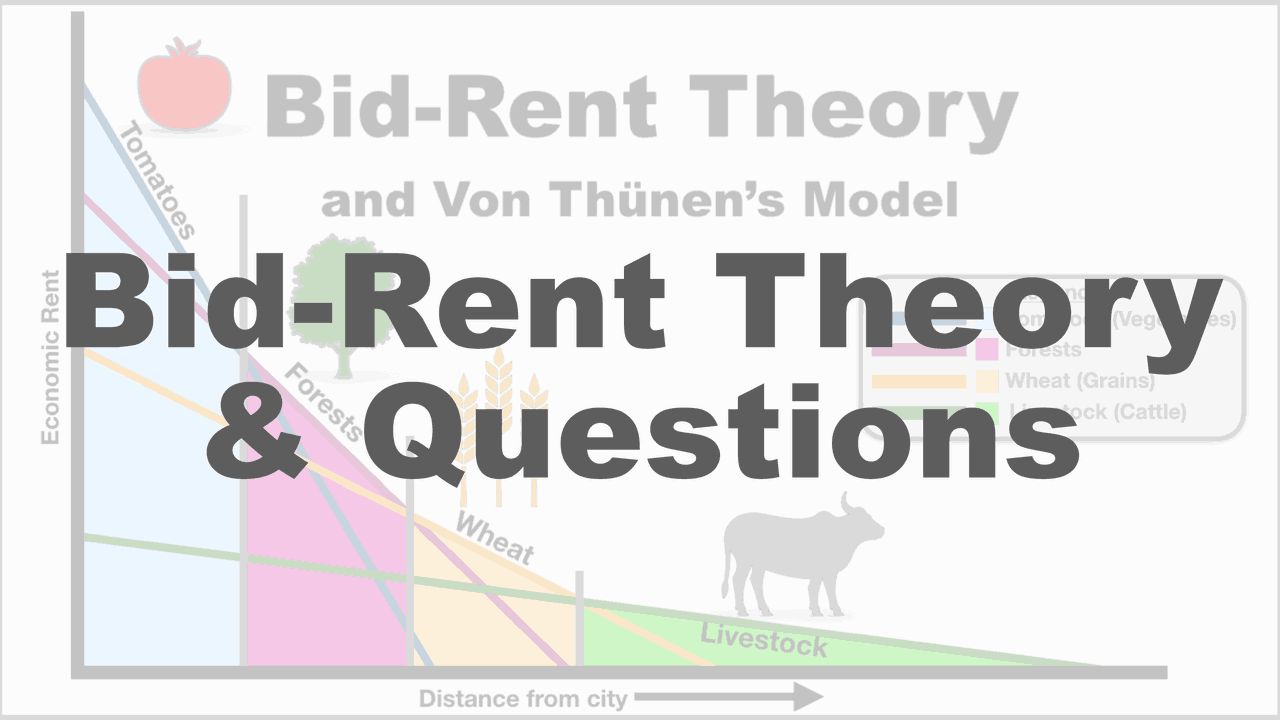 Bid Rent Theory Explained at Forrest Sliger blog