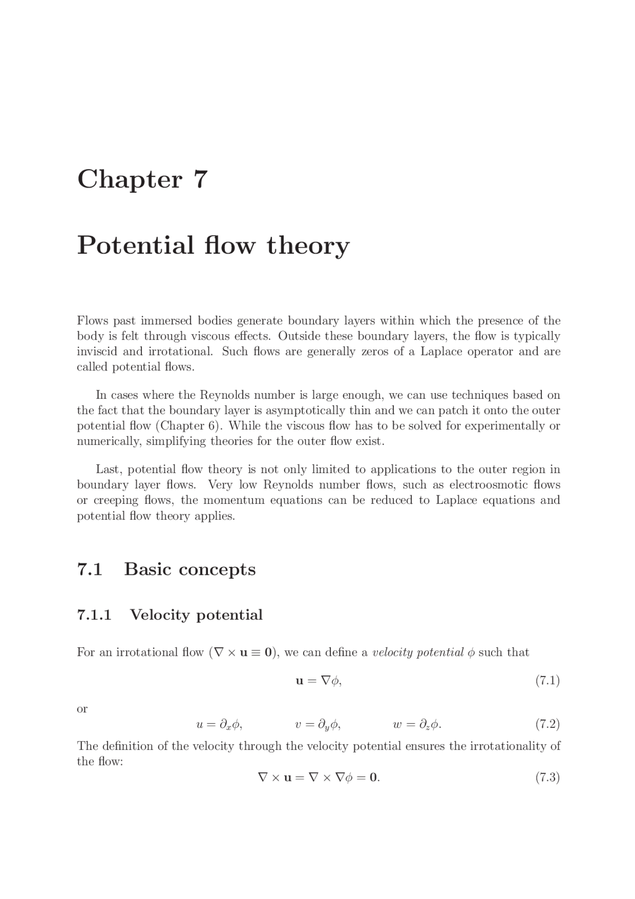Potential Flow Theory | Lecture notes Engineering Physics | Docsity