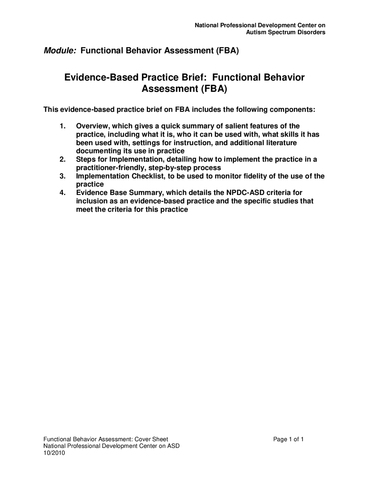 Fba Communication Module Functional Behavior Assessment (FBA) | Schemes and Mind Maps ...