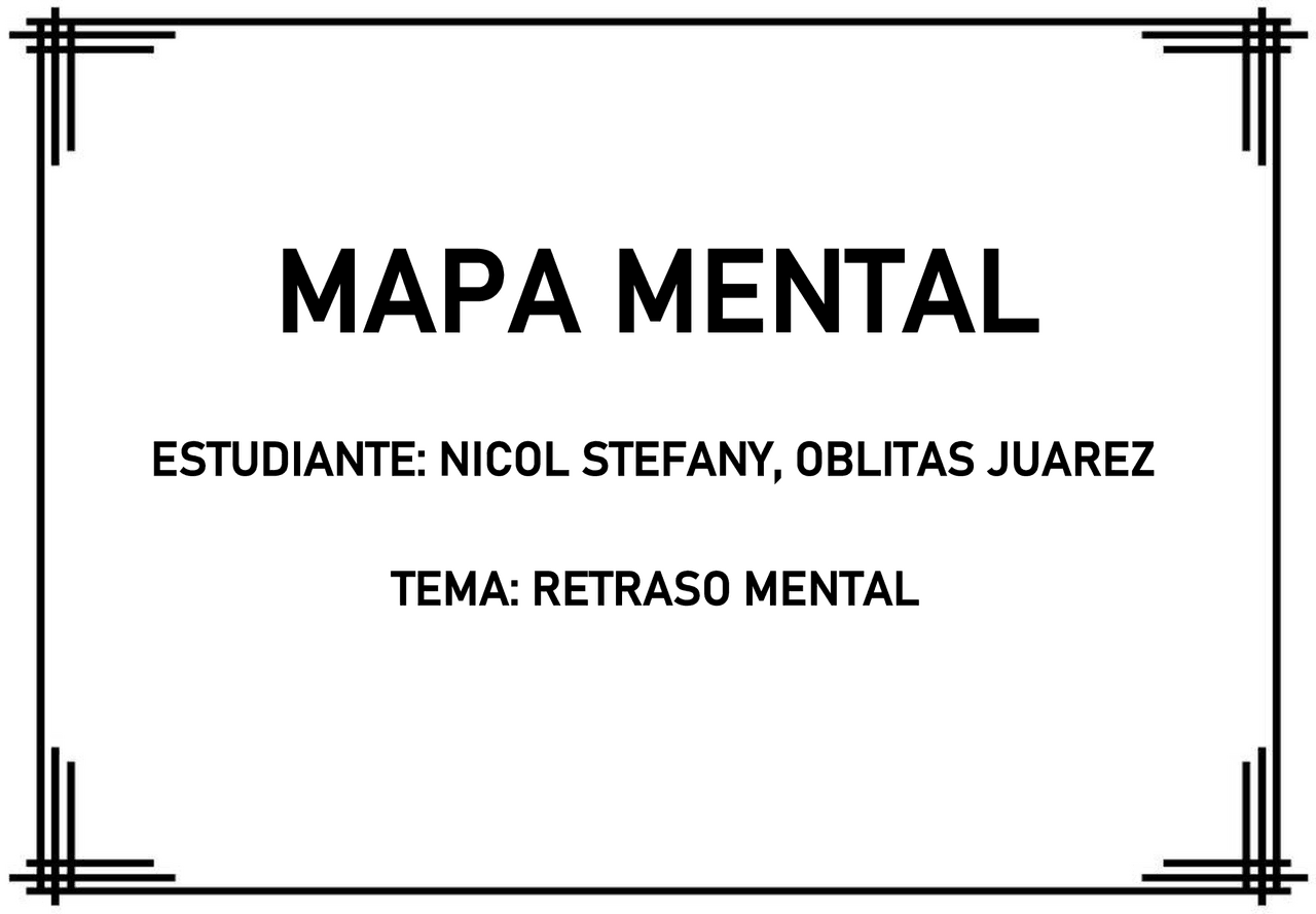 RETARDO O RETRASO MENTAL | Esquemas y mapas conceptuales de ...