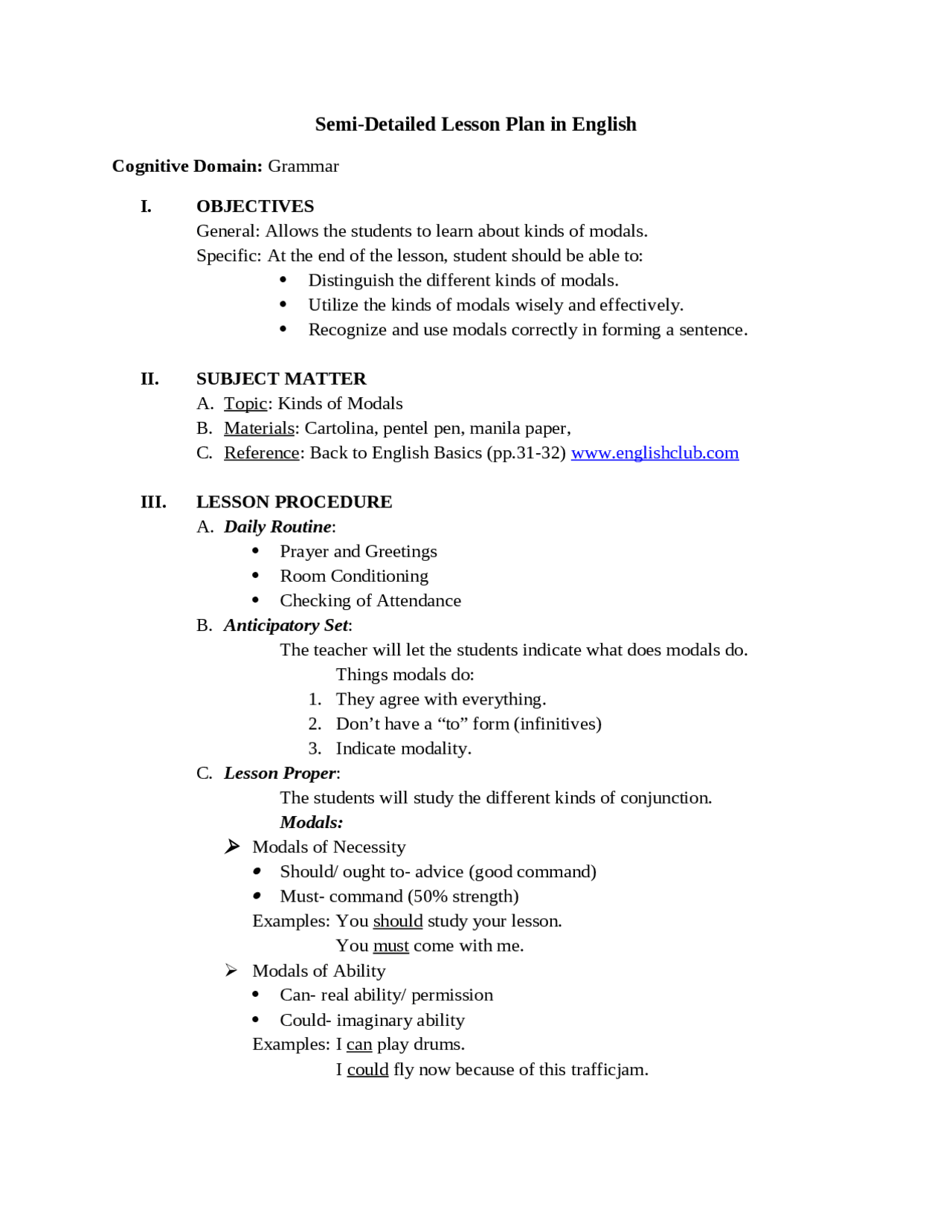 Semi detailed Lesson Plan For High School Subject English Study semi-detailed-lesson-plan-for-high-school-subject-english-study