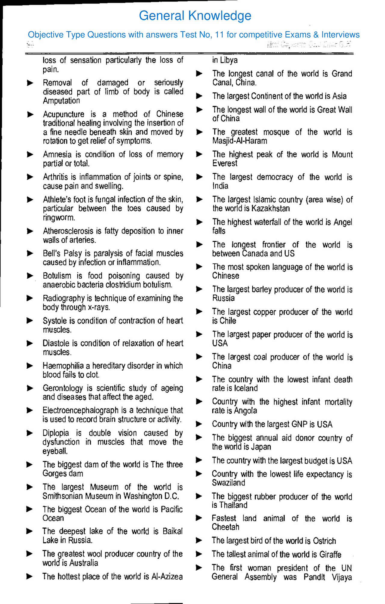 General Knowledge Objective Type Questions with answers Test No, 11 ...