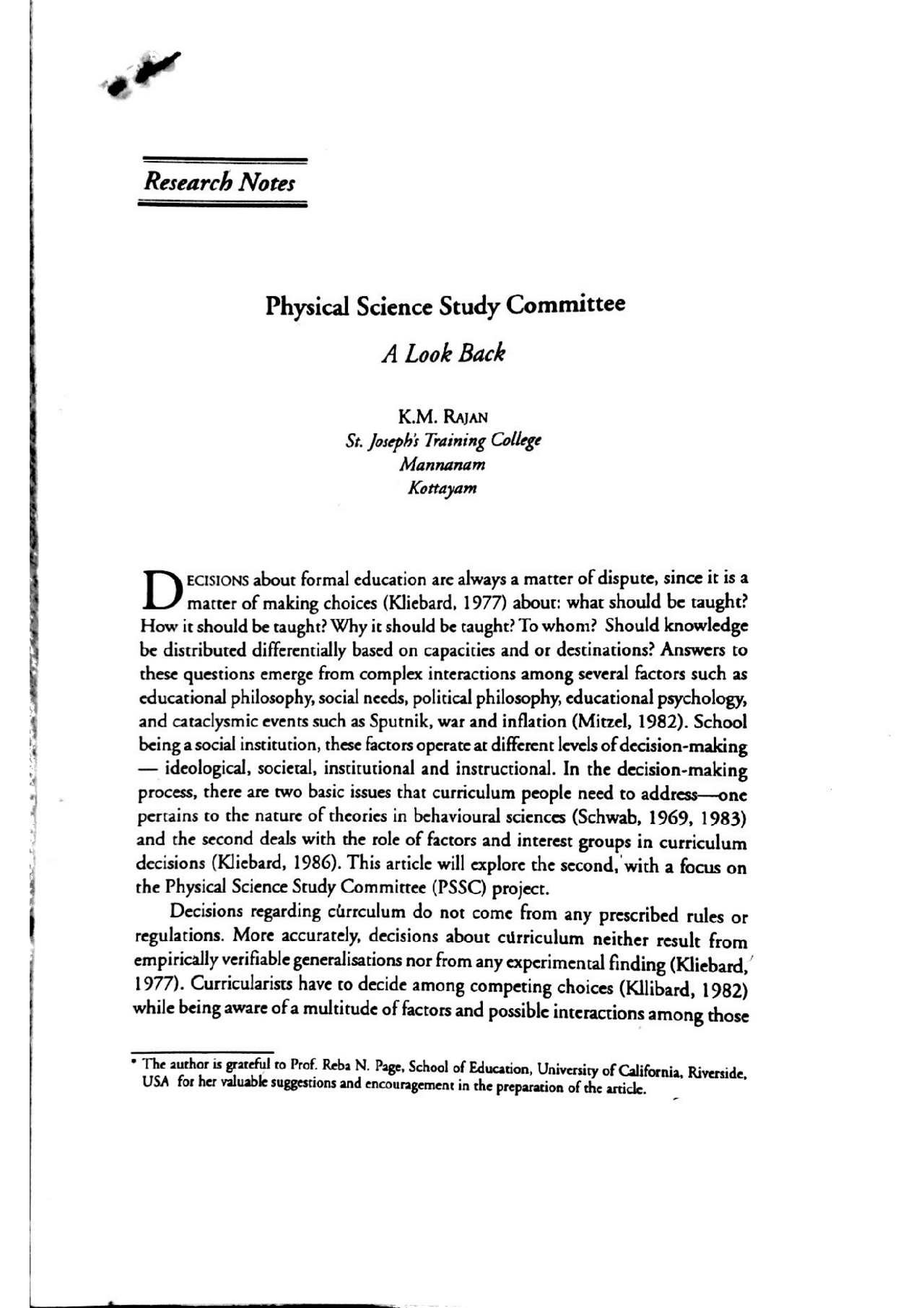 PSSC Physics Physical Science Study Committee - Docsity