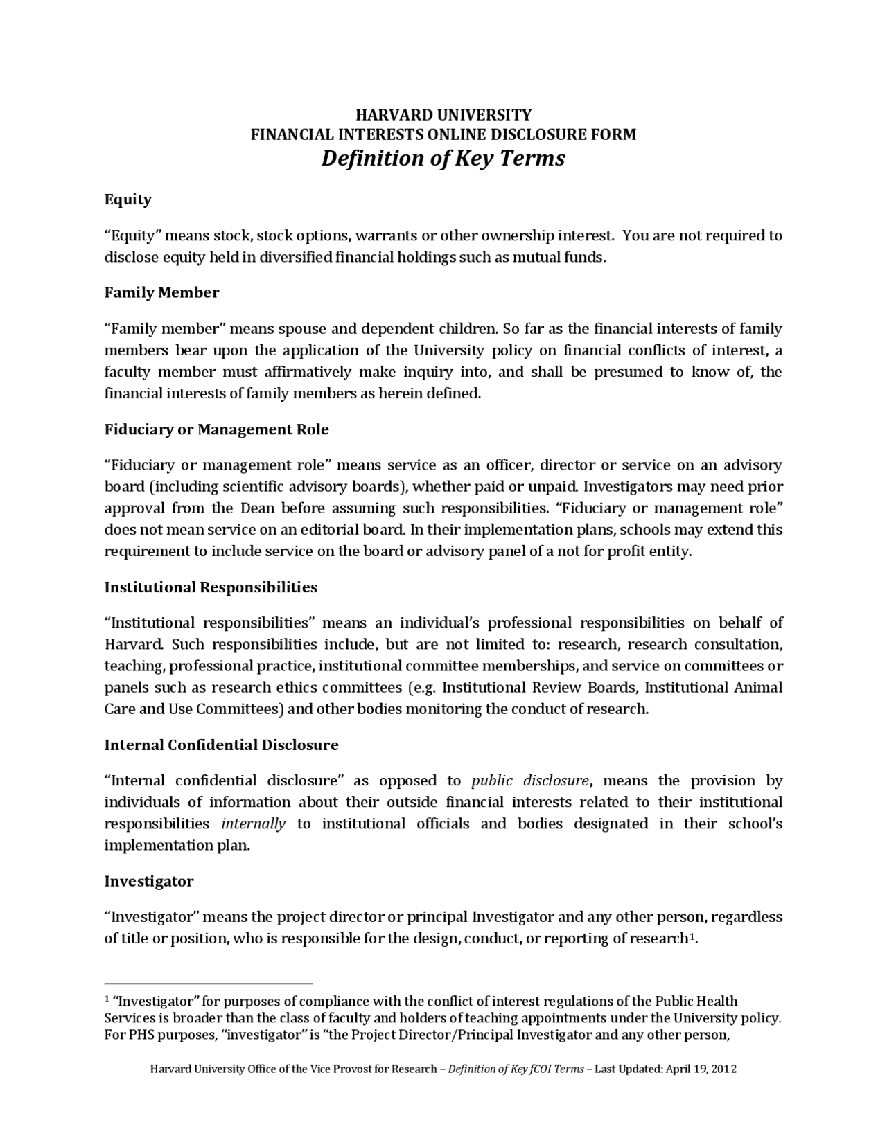 Definition of Key Terms | Slides Designs and Groups | Docsity