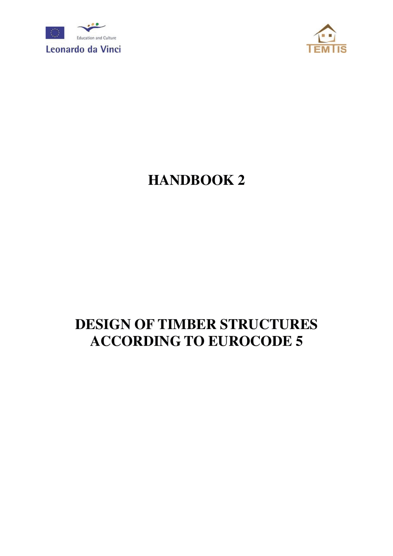 HANDBOOK 2 DESIGN OF TIMBER STRUCTURES ... | Study notes Design and ...
