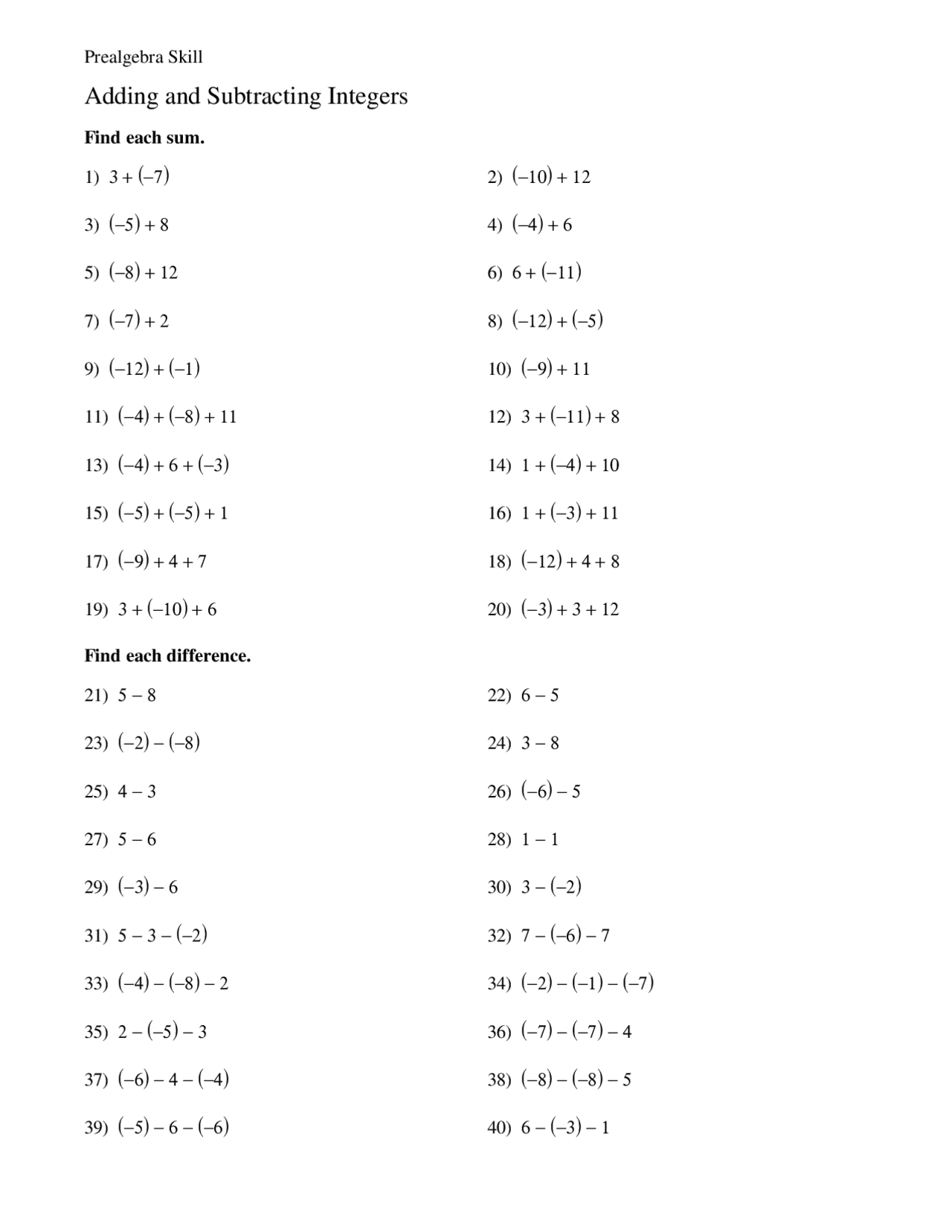 Adding And Subtracting Integers Study Notes Calculus Docsity adding-and-subtracting-integers-study-notes-calculus-docsity