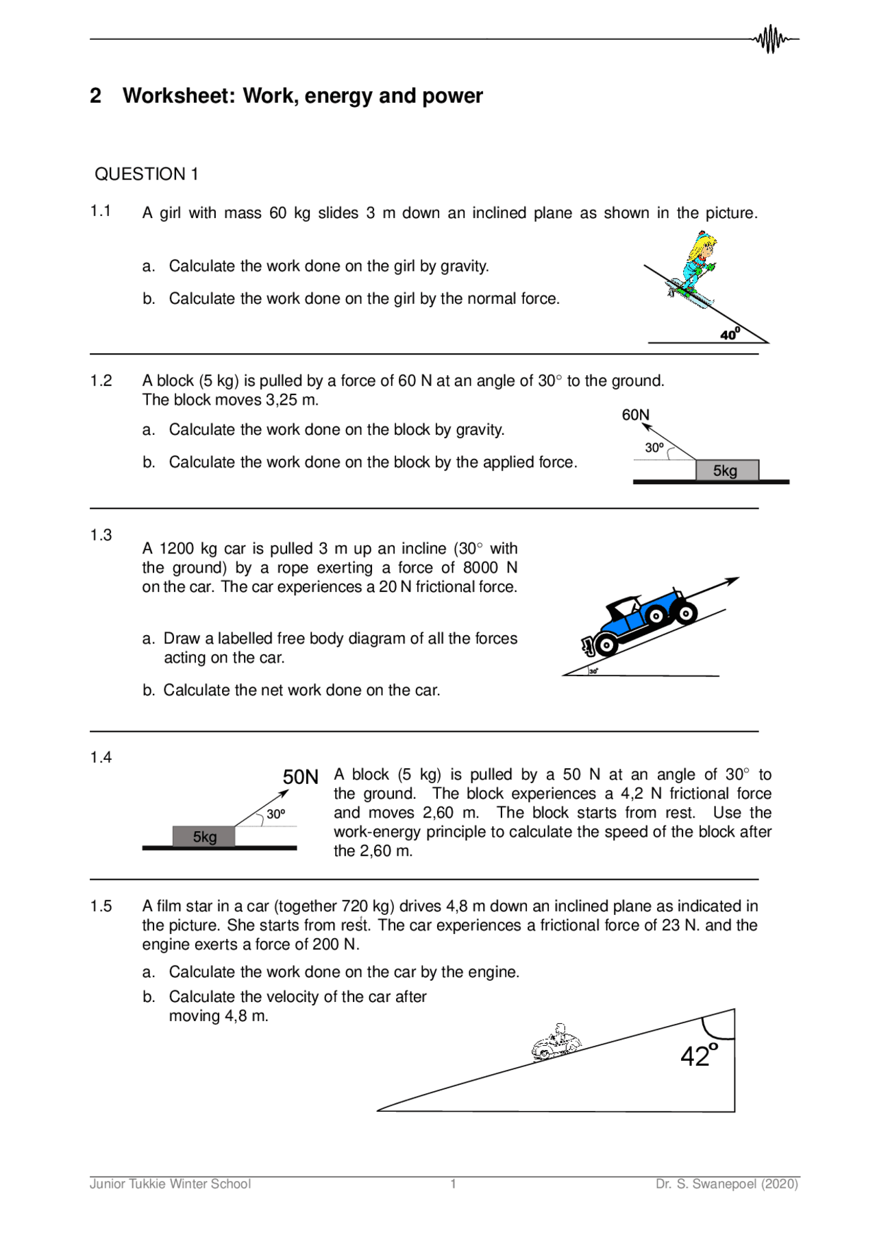 2 Worksheet: Work, energy and power | Schemes and Mind Maps Acting | Docsity 2-worksheet-work-energy-and-power-schemes-and-mind-maps-acting-docsity