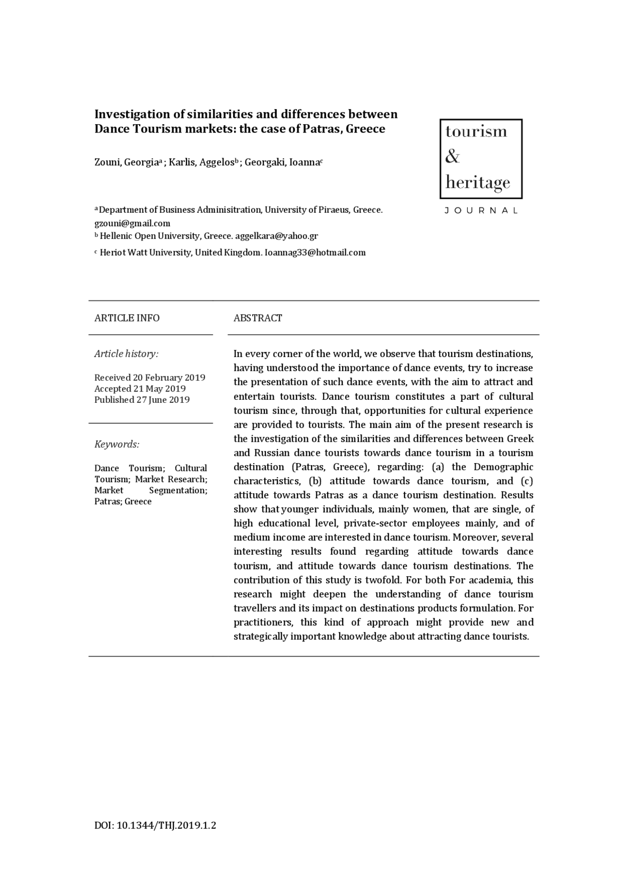 Investigation of similarities and differences between Dance ... | Exams ...