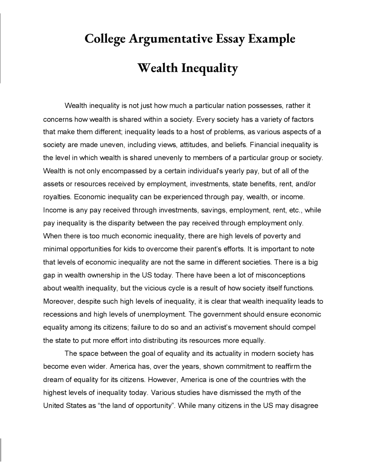 Wealth Inequality College Argumentative Essay Example Schemes And wealth-inequality-college-argumentative-essay-example-schemes-and