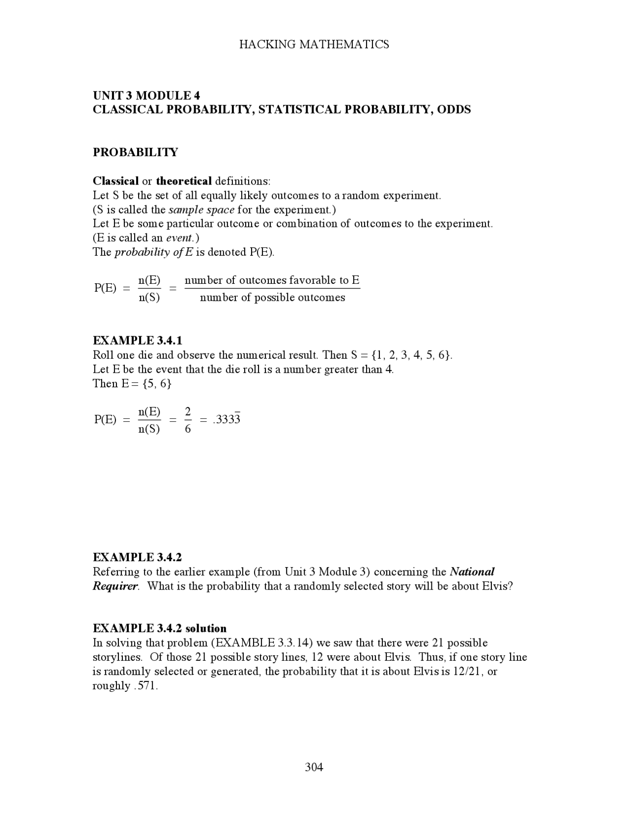 HACKING MATHEMATICS 304 UNIT 3 MODULE 4 ... | Study notes Statistics ...